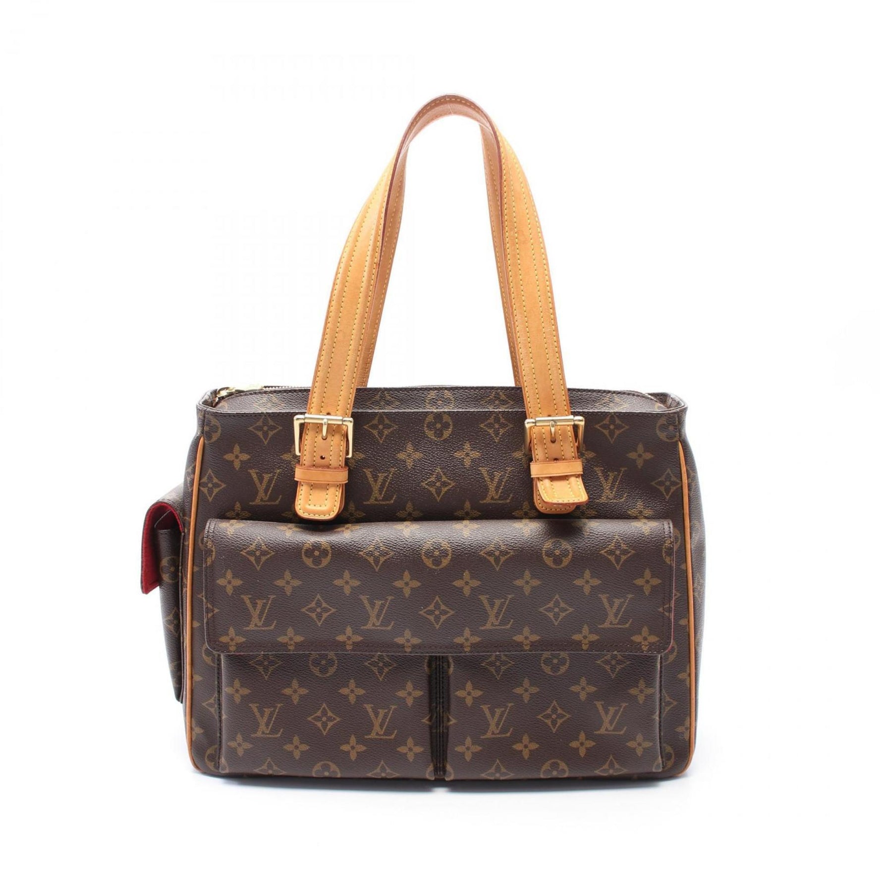 Louis Vuitton Multiplicite Handbag, Coated Canvas and Leather, Monogram, Brown