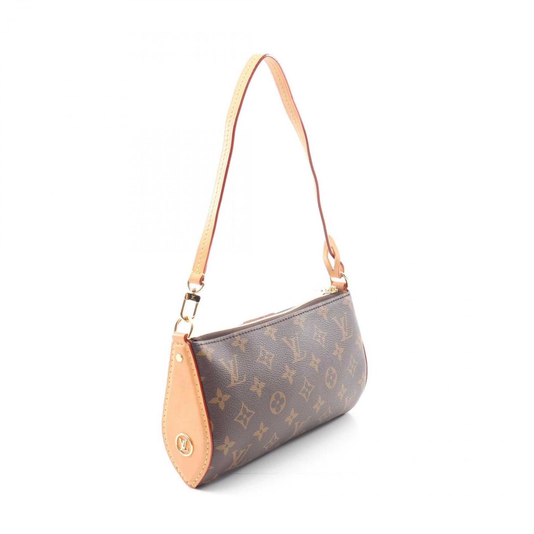 Louis Vuitton Tillet Mini Pochette Shoulder Bag in Coated Canvas and Leather with Monogram Design
