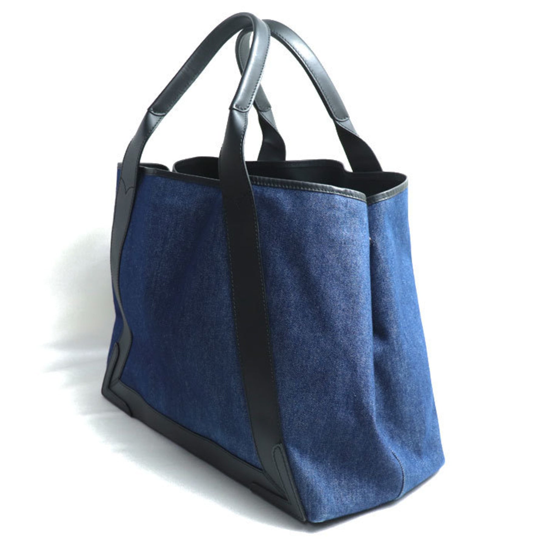 BALENCIAGA Navy Cabas M Tote Bag Blue Mother's for Women