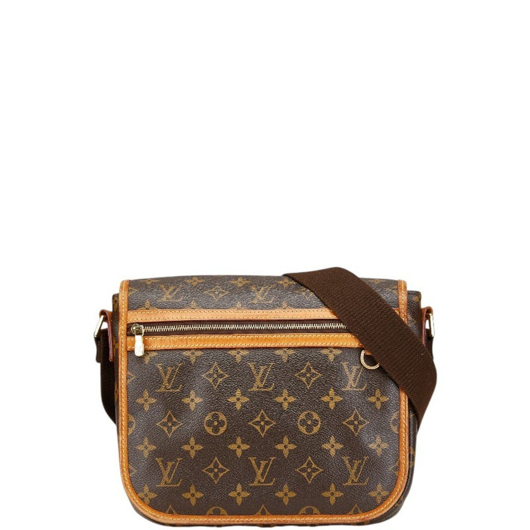 Louis Vuitton Monogram Bosphore PM Shoulder Bag PVC Leather