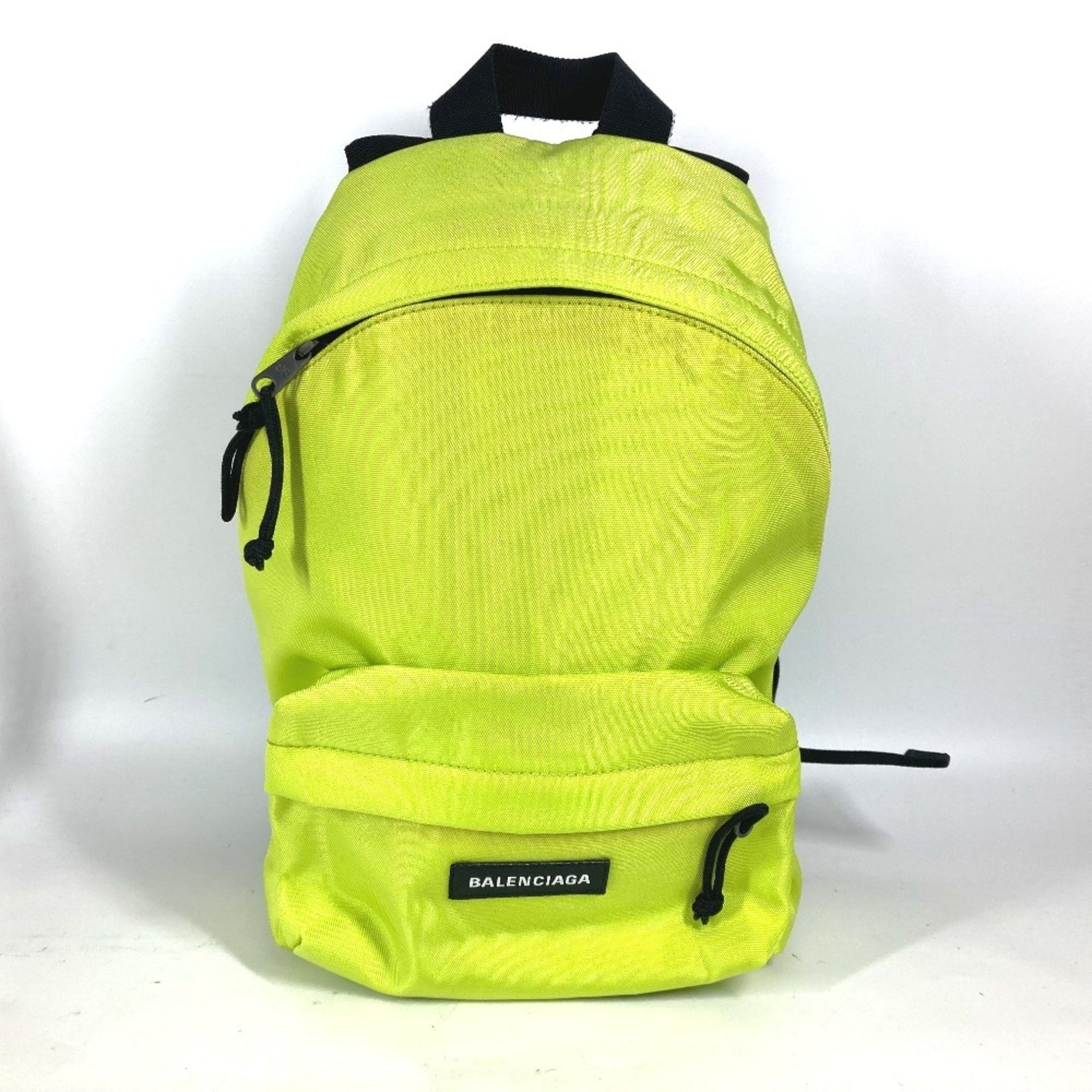 BALENCIAGA Explorer Backpack, Nylon Canvas, Men's, Women's, Yellow