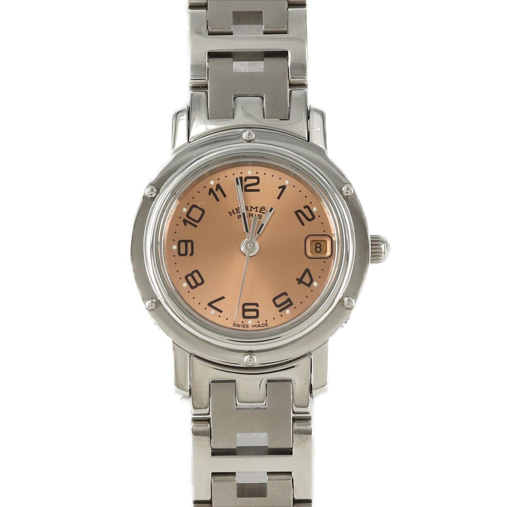 Hermès Clipper Stainless Steel Quartz Watch