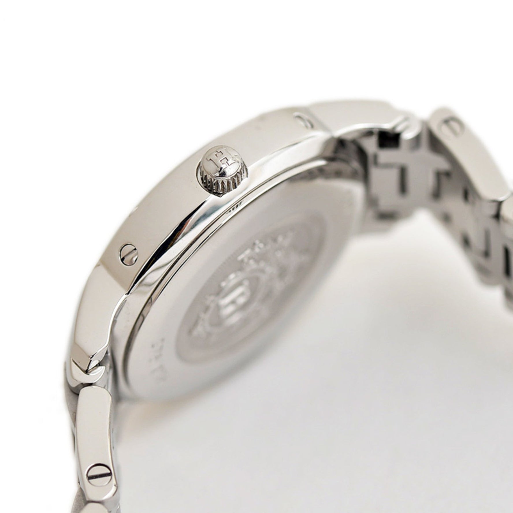 Hermès Clipper White Dial Stainless Steel Quartz Watch