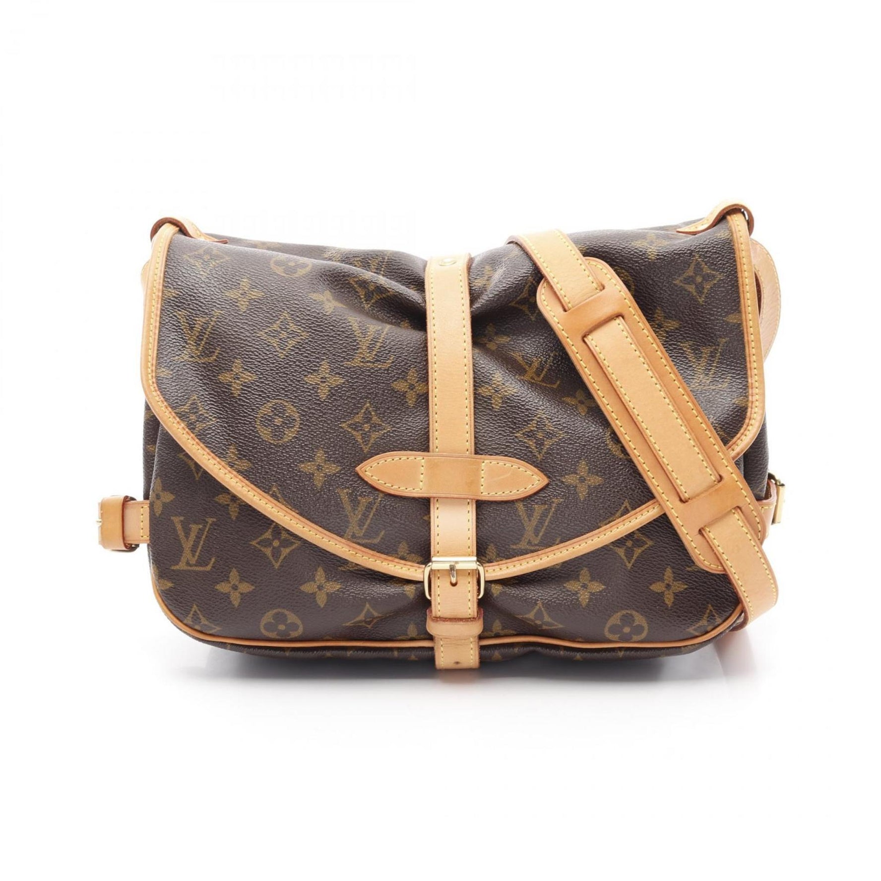 Louis Vuitton Saumur 30 Shoulder Bag, Coated Canvas and Leather, Monogram
