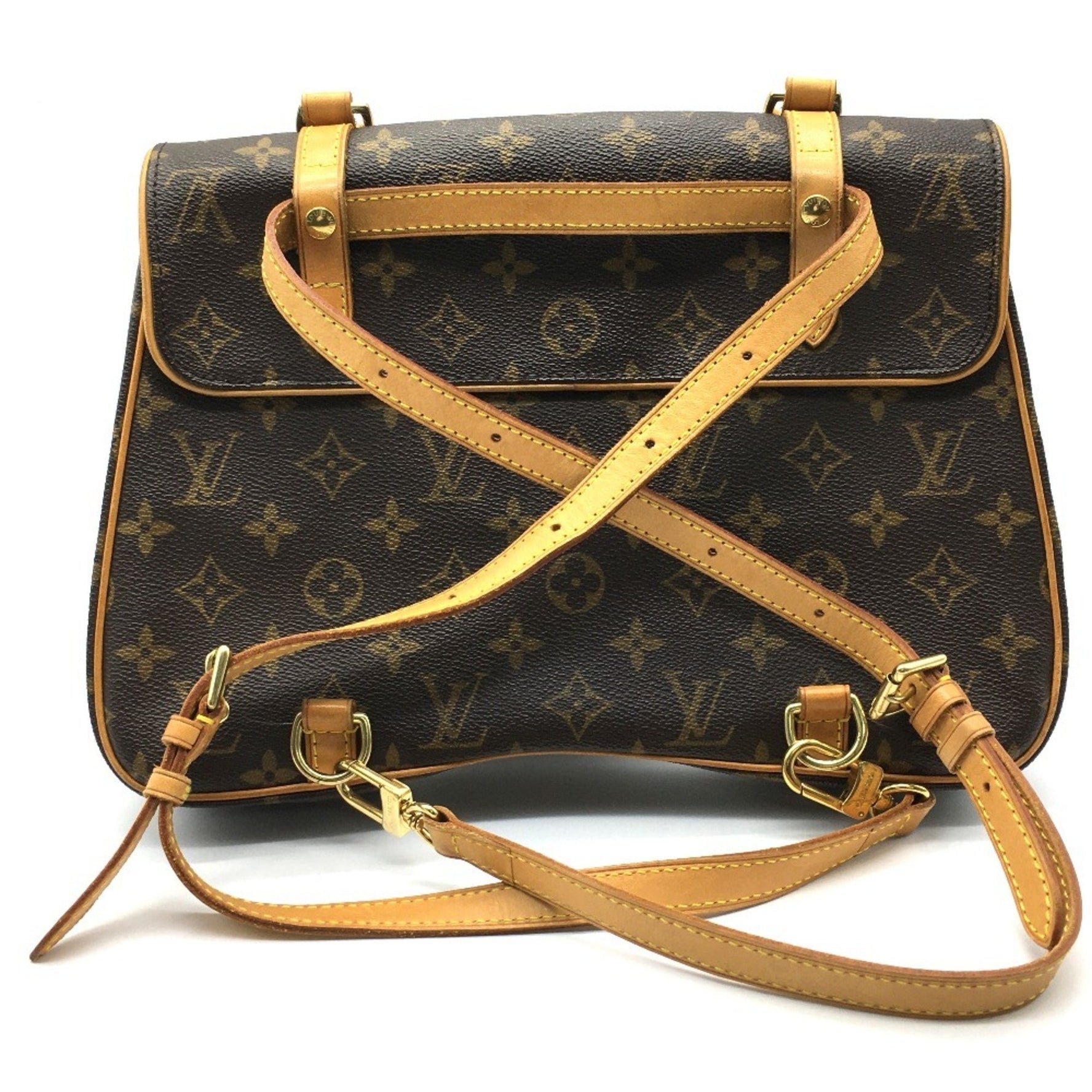 Louis Vuitton Monogram Marel Sac Ado Satchel Bag, backpack in canvas