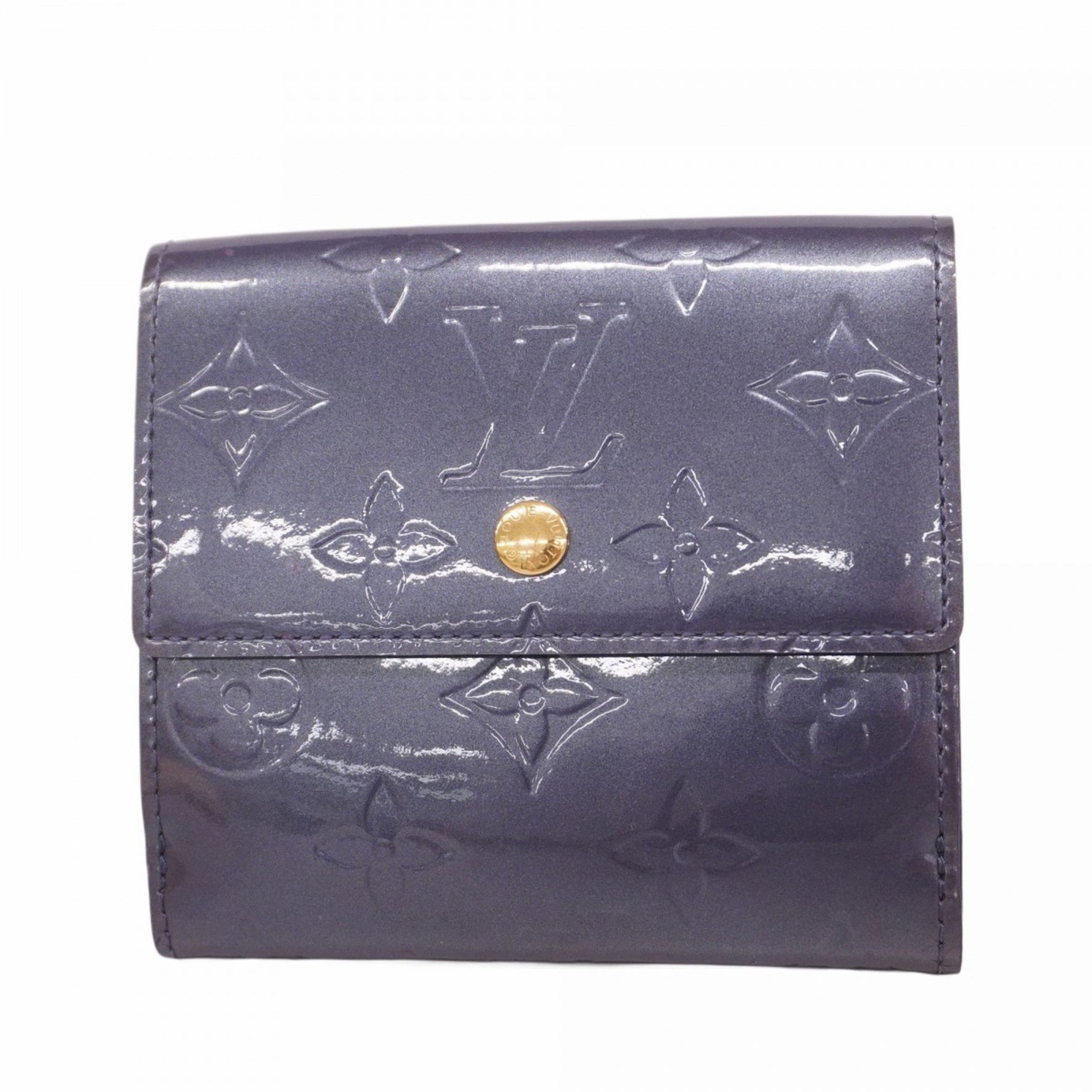 Louis Vuitton Vernis Porte Monnaie Carte Credit Trifold Wallet