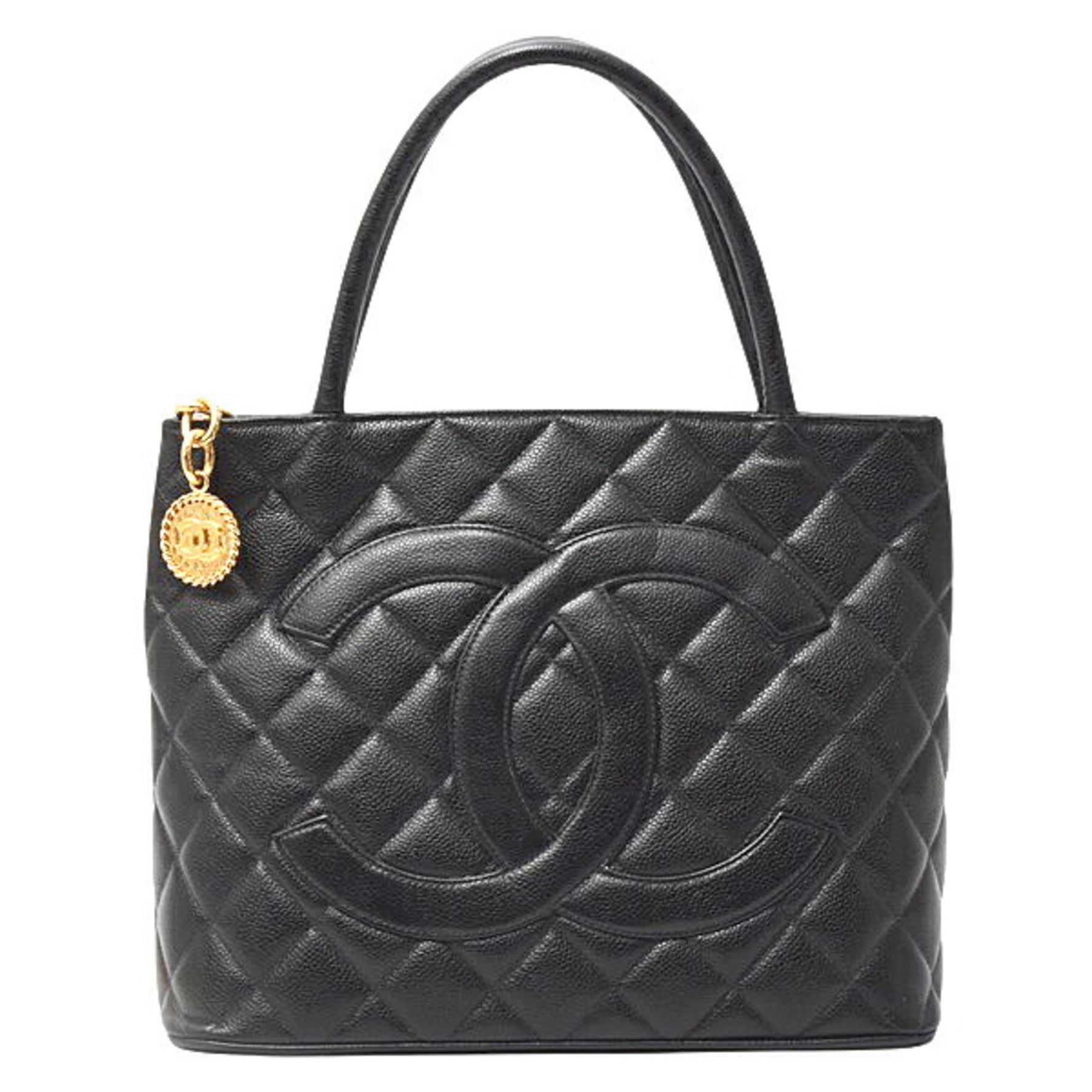 CHANEL Matelasse Reissue Tote Bag, Hand Shoulder Caviar Skin