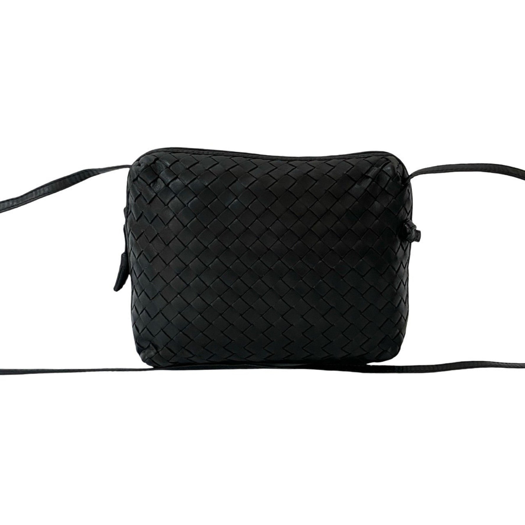 BOTTEGA VENETA Intrecciato Leather Mini Shoulder Bag/Pochette in