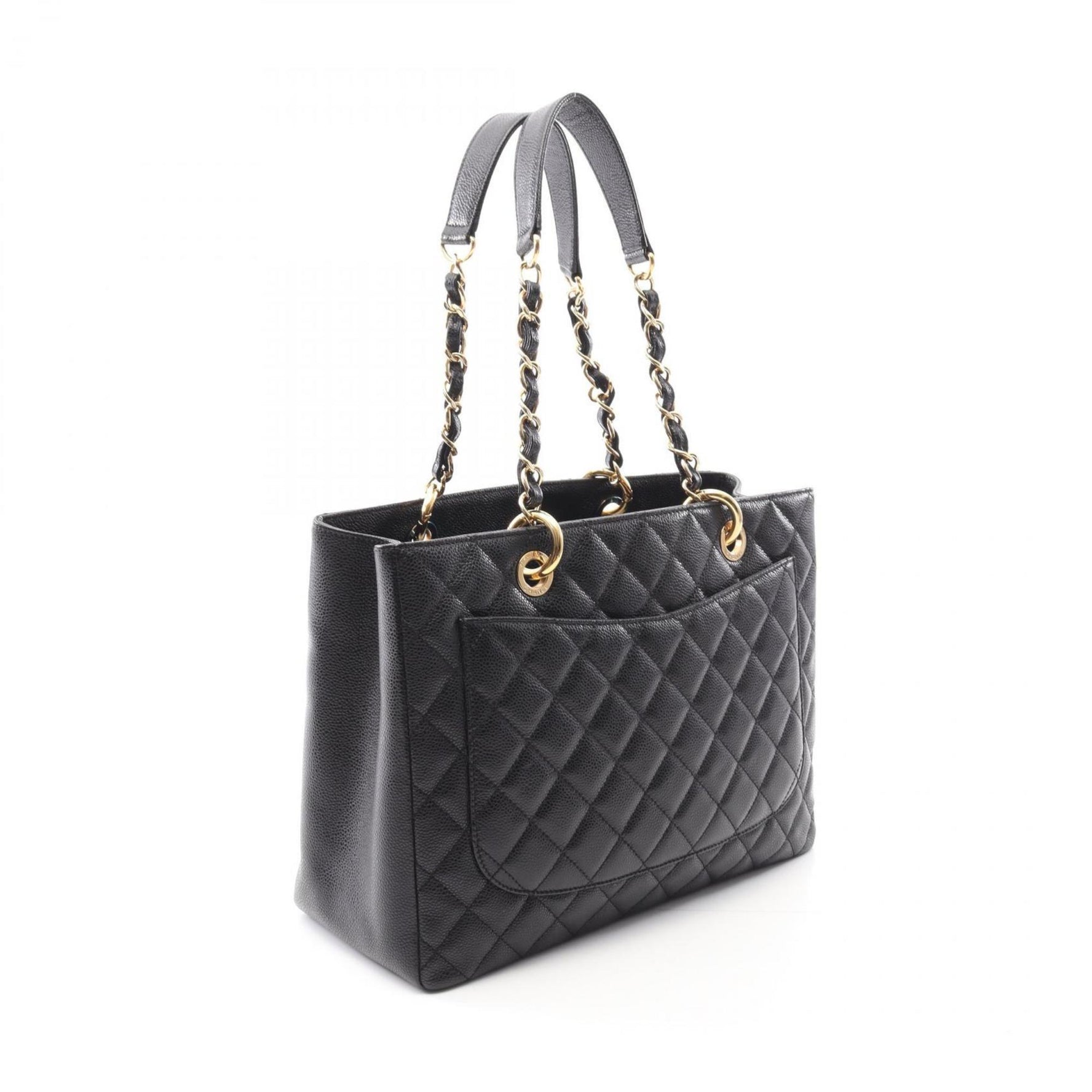 CHANEL Matelasse Grand Shopping GST Tote Bag in Calfskin Leather