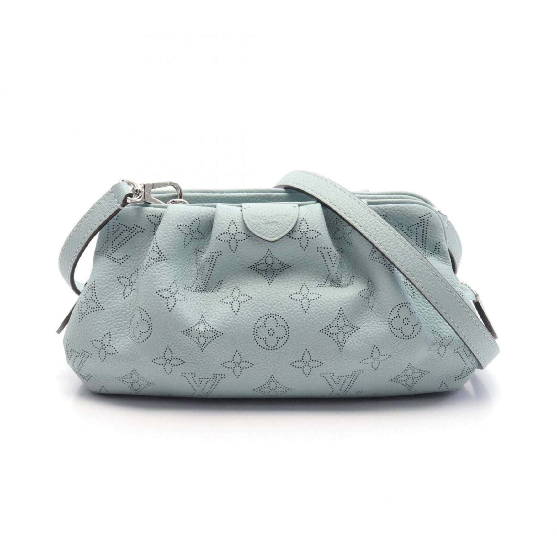Louis Vuitton LOUIS VUITTON Scala Mahina Veil Lagoon Shoulder Bag Leather Women's Blue M80094