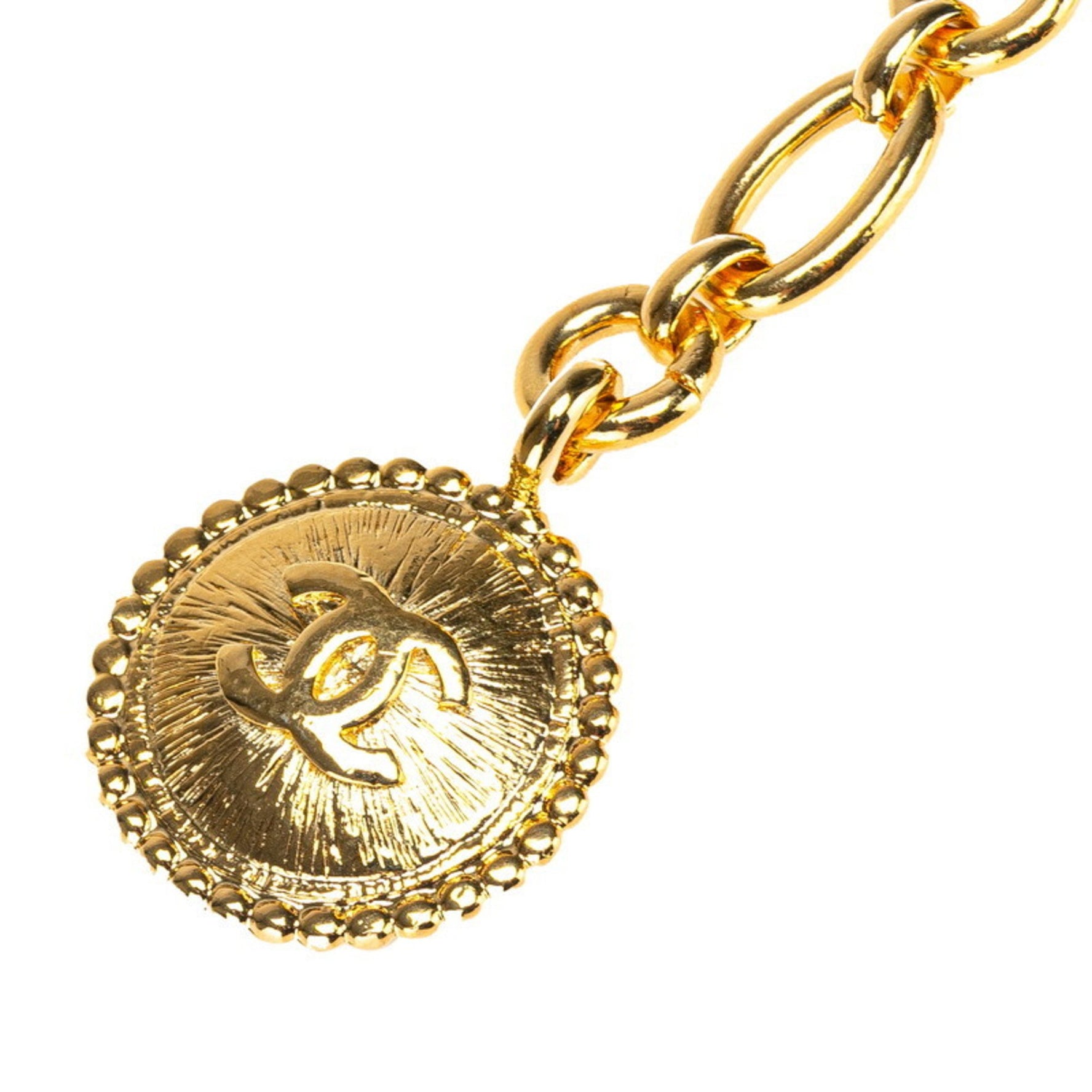 Chanel Coco Mark Chain Belt, Plated