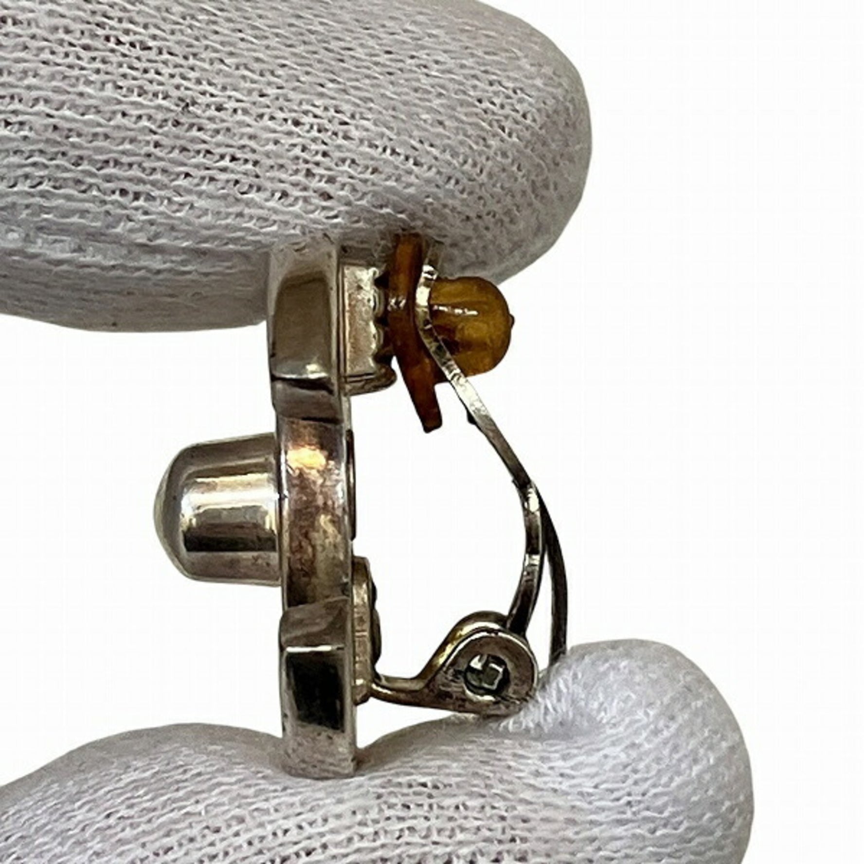 Chanel CHANEL Turnlock Coco Mark Accessory Earrings for Women