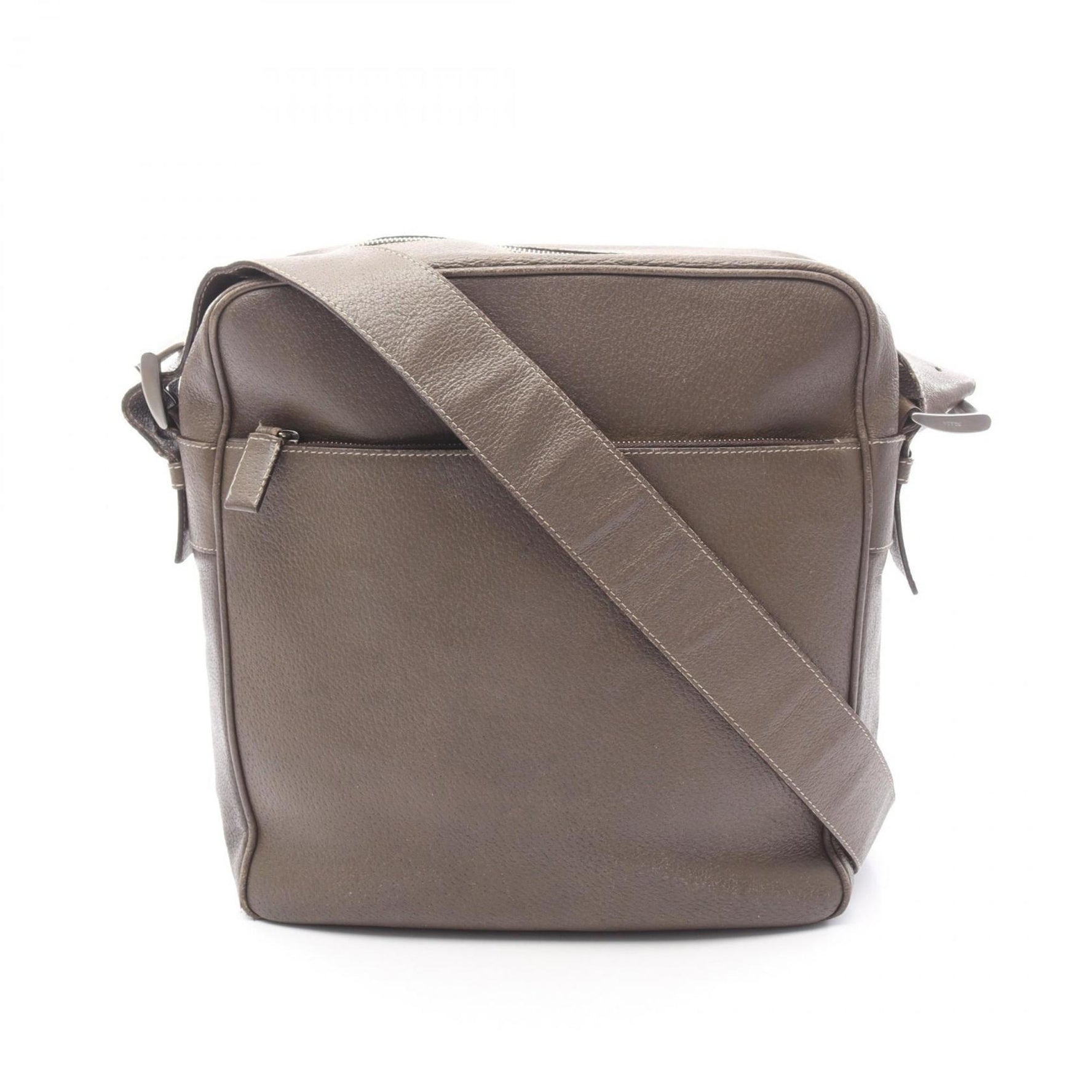 Prada TESSUTO + VERNI Shoulder Bag, Leather