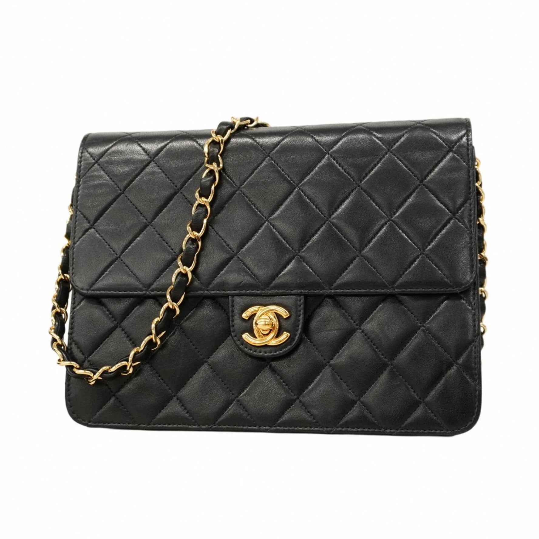Chanel Matelasse Shoulder Bag with Chain Bag, Lambskin