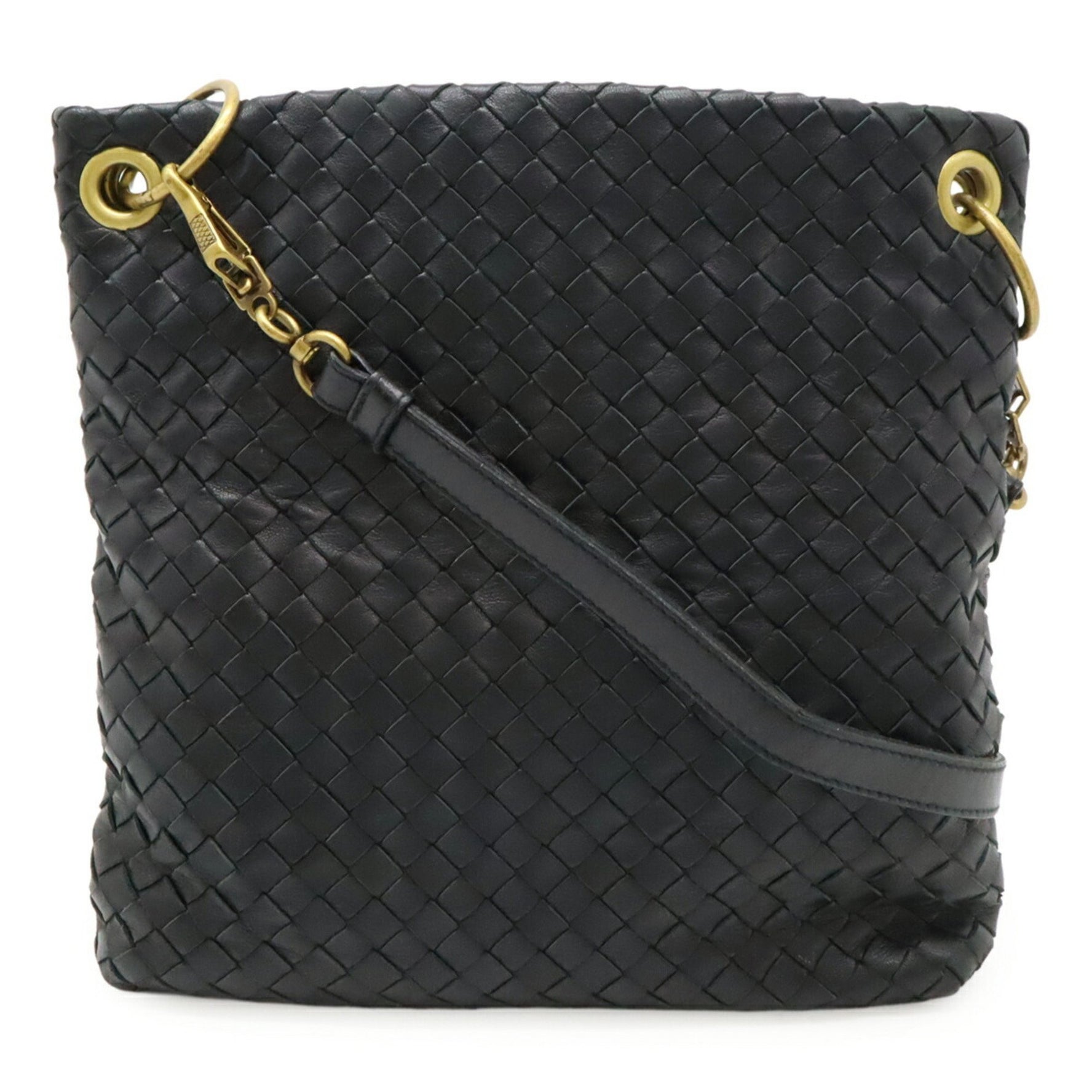 BOTTEGA VENETA Bottega Veneta Intrecciato Shoulder Bag Leather