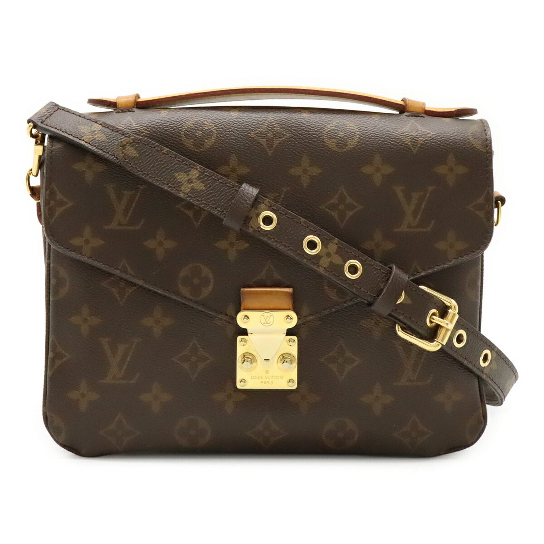 Louis Vuitton Monogram Metis MM Pochette, Handbag, Shoulder Bag, Clutch