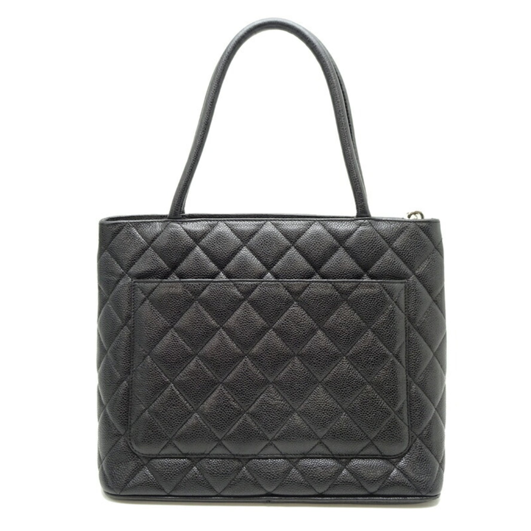 Chanel Reissue Tote Women's Handbag A01804 Caviar Leather Black