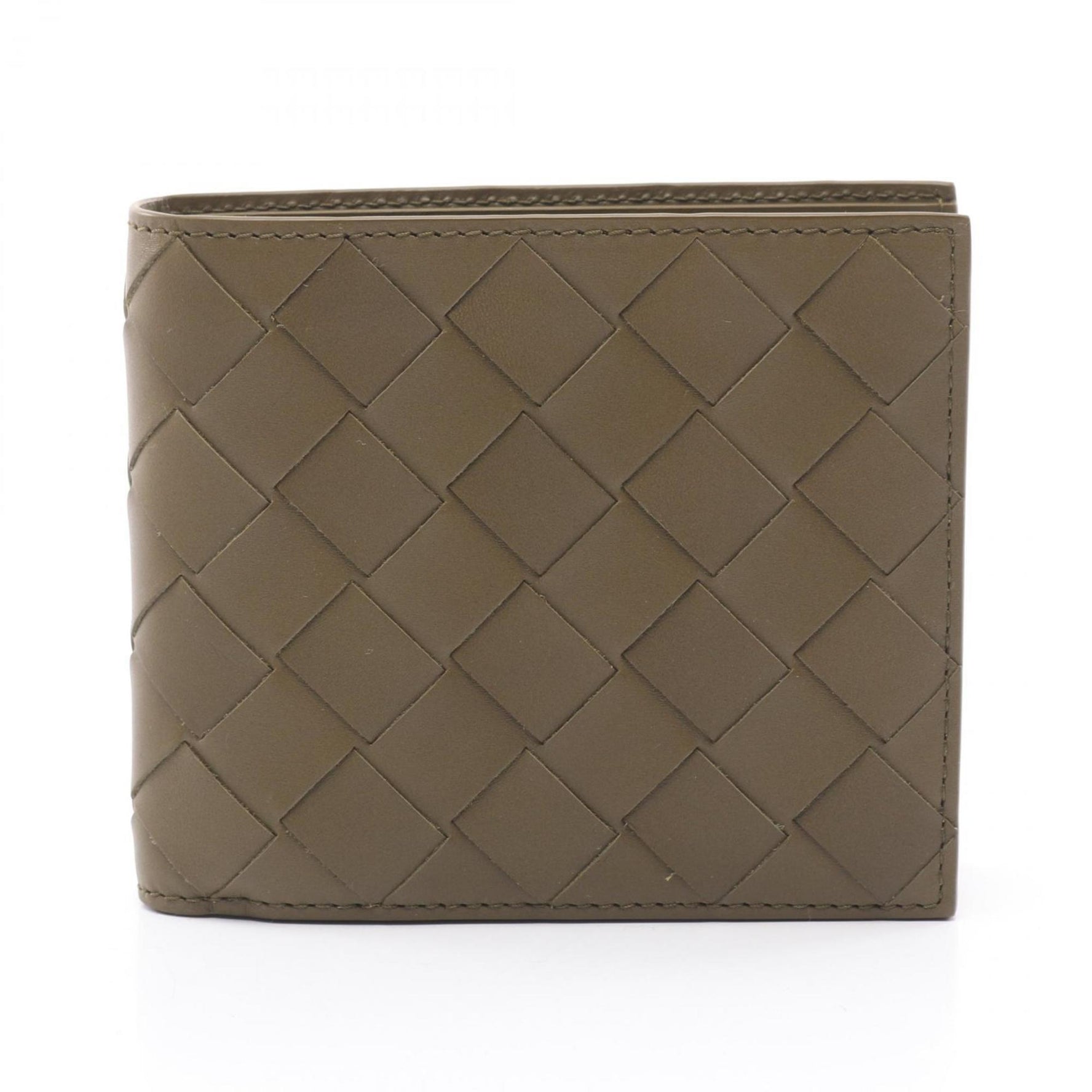 BOTTEGA VENETA Intrecciato Bi-fold Wallet Leather Men's
