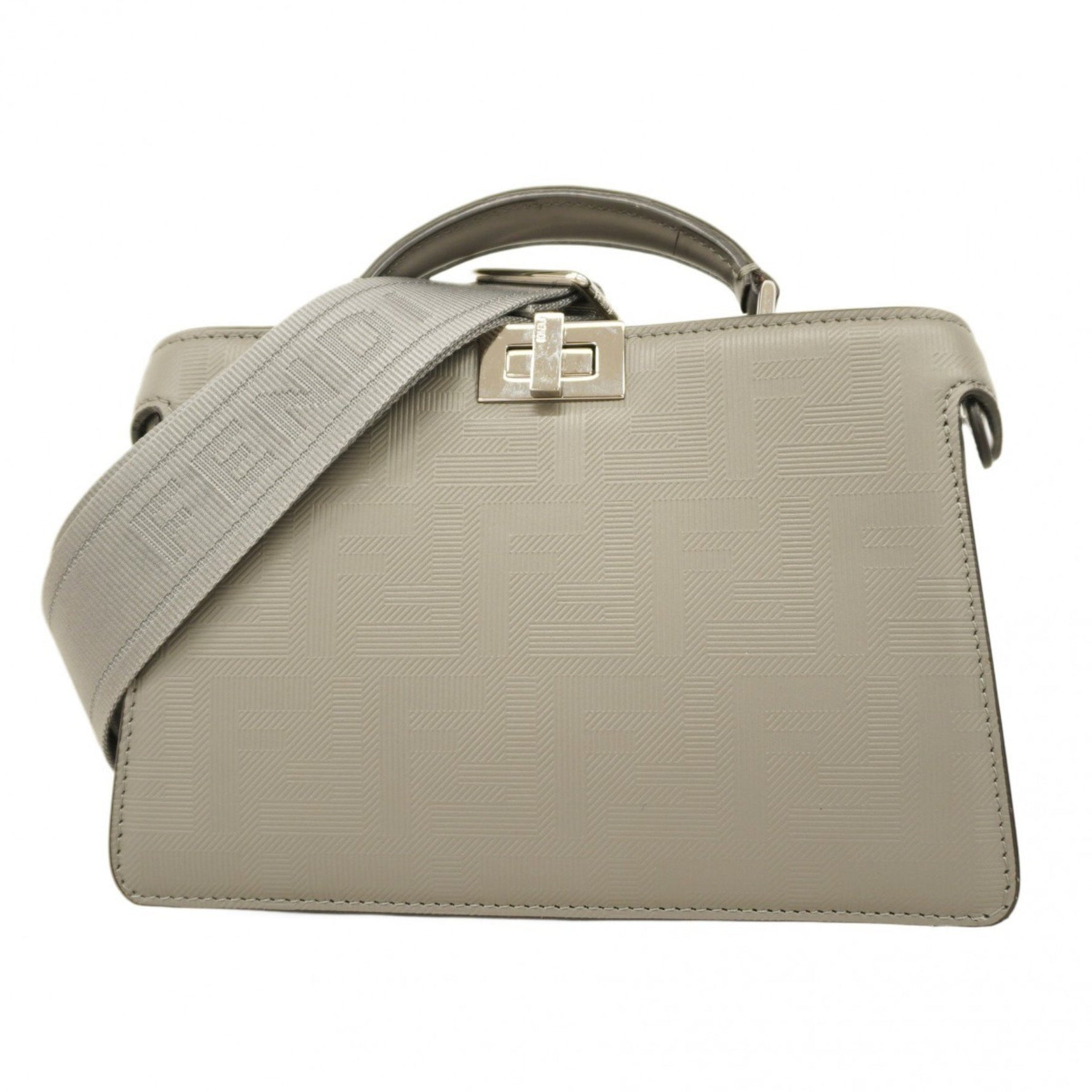Fendi Peekaboo ICI X Cross Leather Handbag, Bag