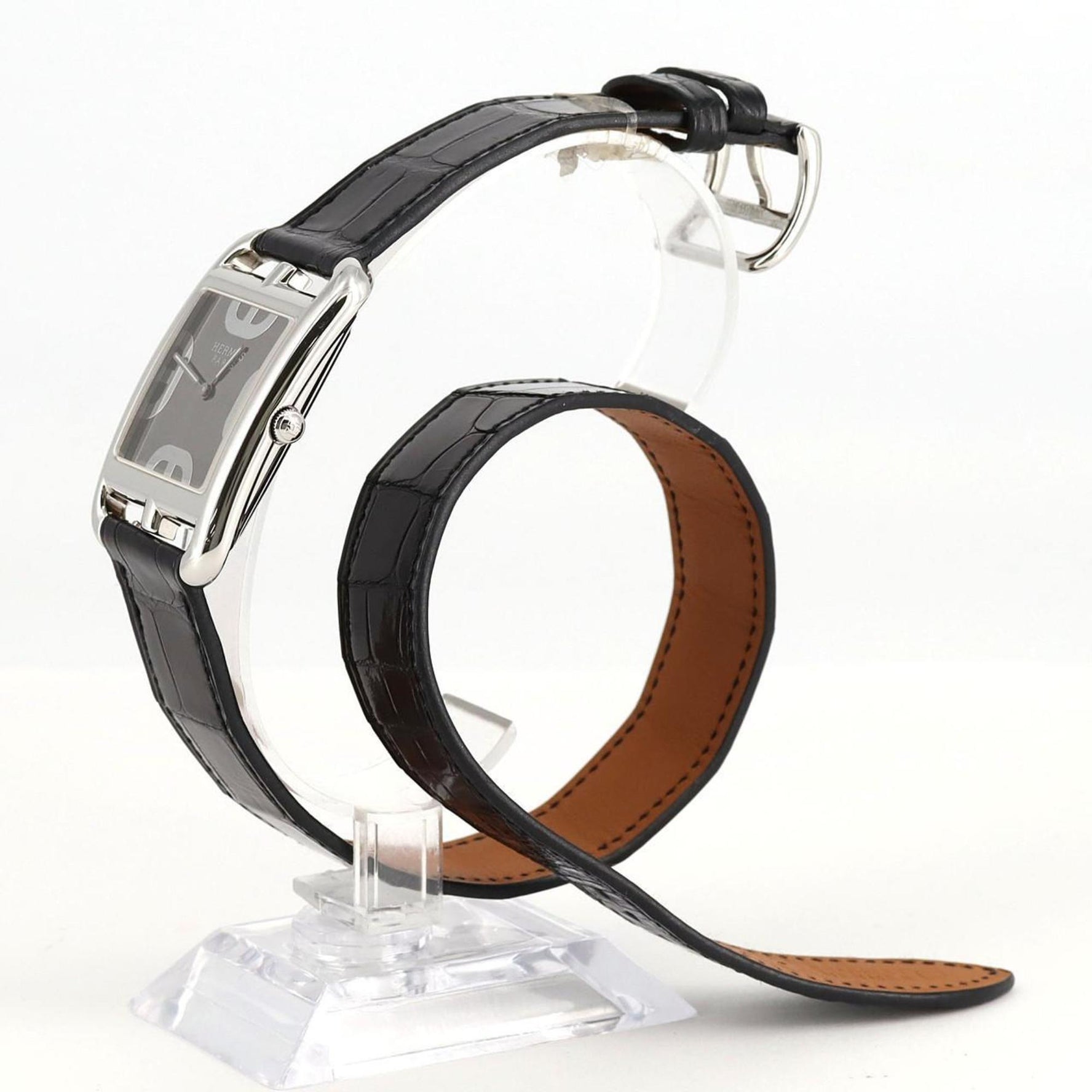 Hermes Cape Cod Double Tour SS Quartz Watch