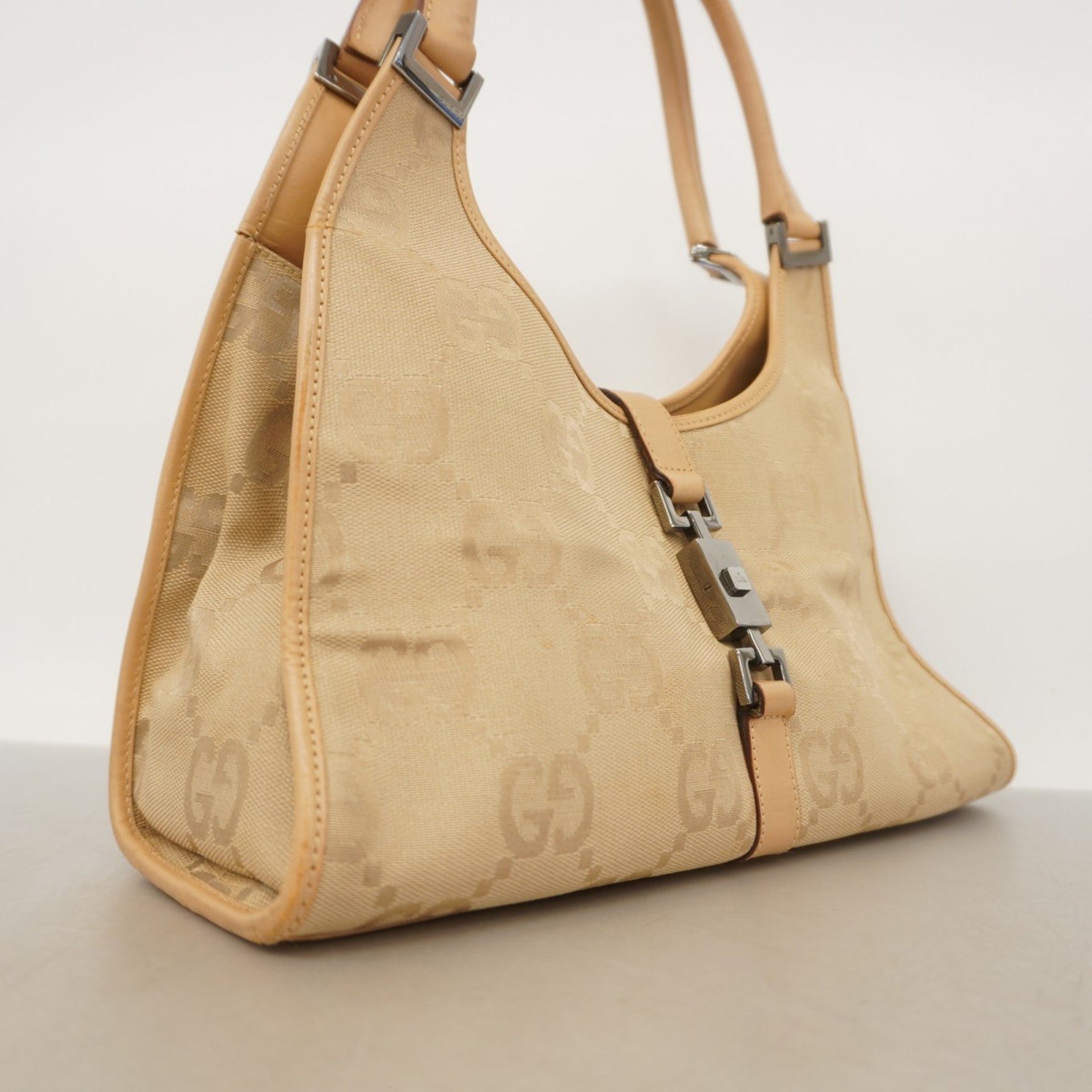 Gucci GG Canvas Handbag 002 1067 Brown Women's