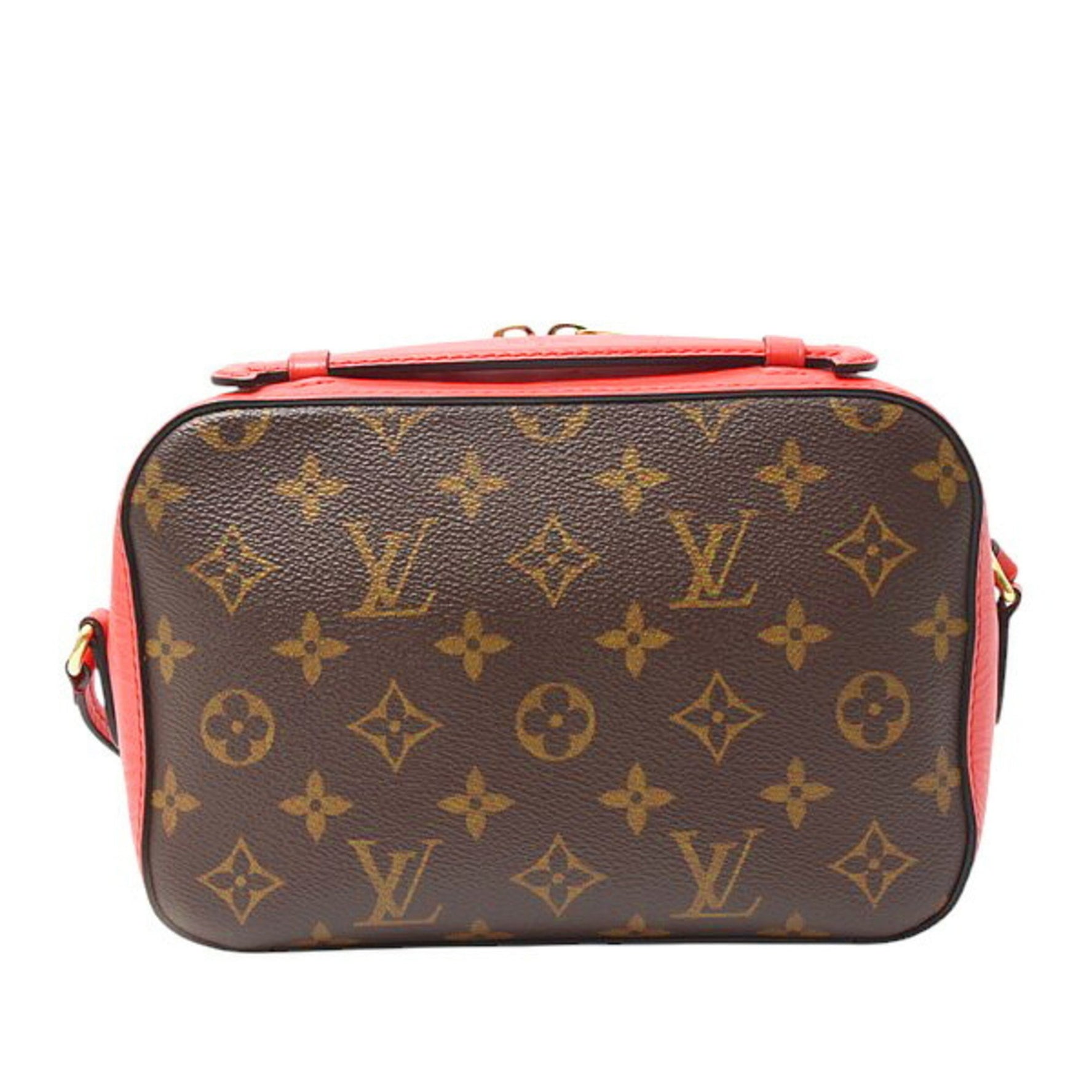 Louis Vuitton Monogram Saintonge Shoulder Bag Coquelicot