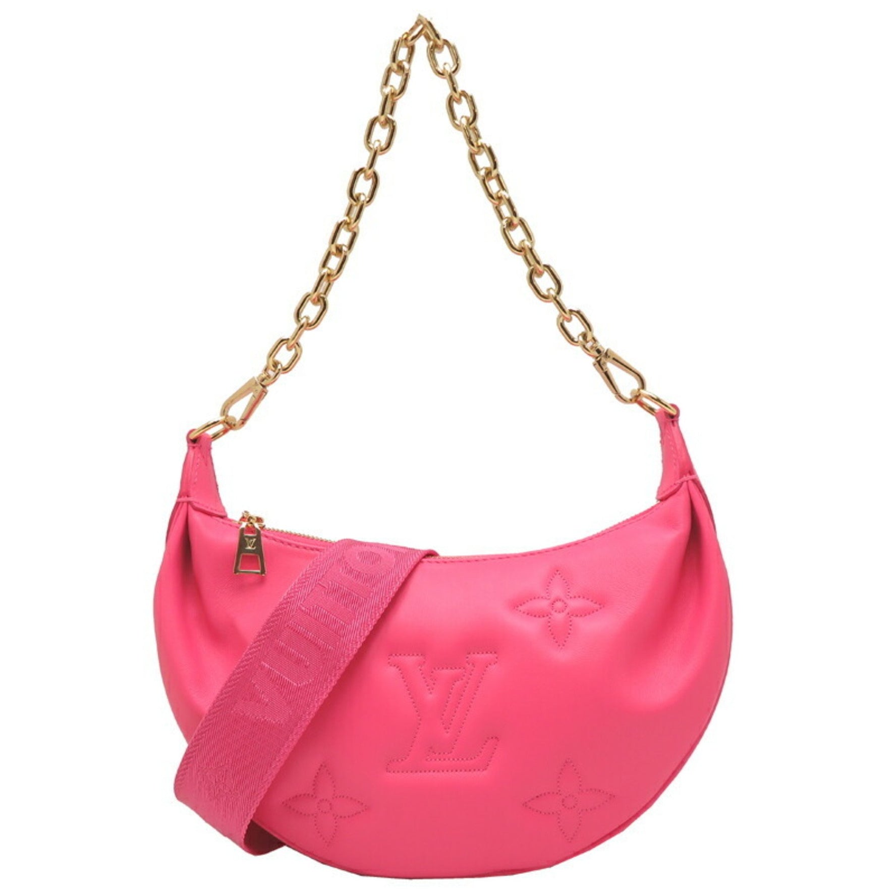 Louis Vuitton Over the Moon Handbag Leather Dragon Fruit