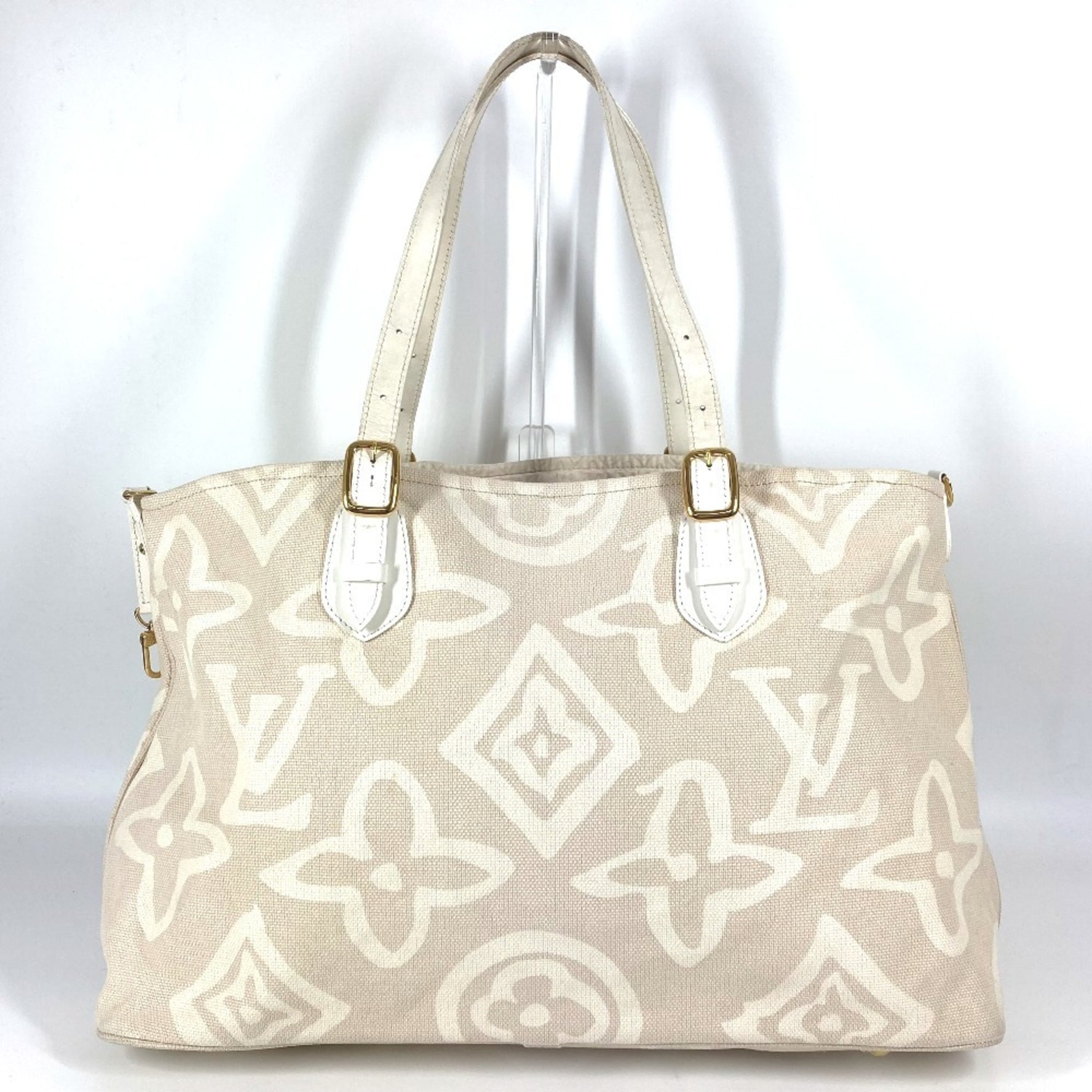 Louis Vuitton Cruise Line Taisienne GM Bag Shoulder Loose Tote Leather Canvas Sable