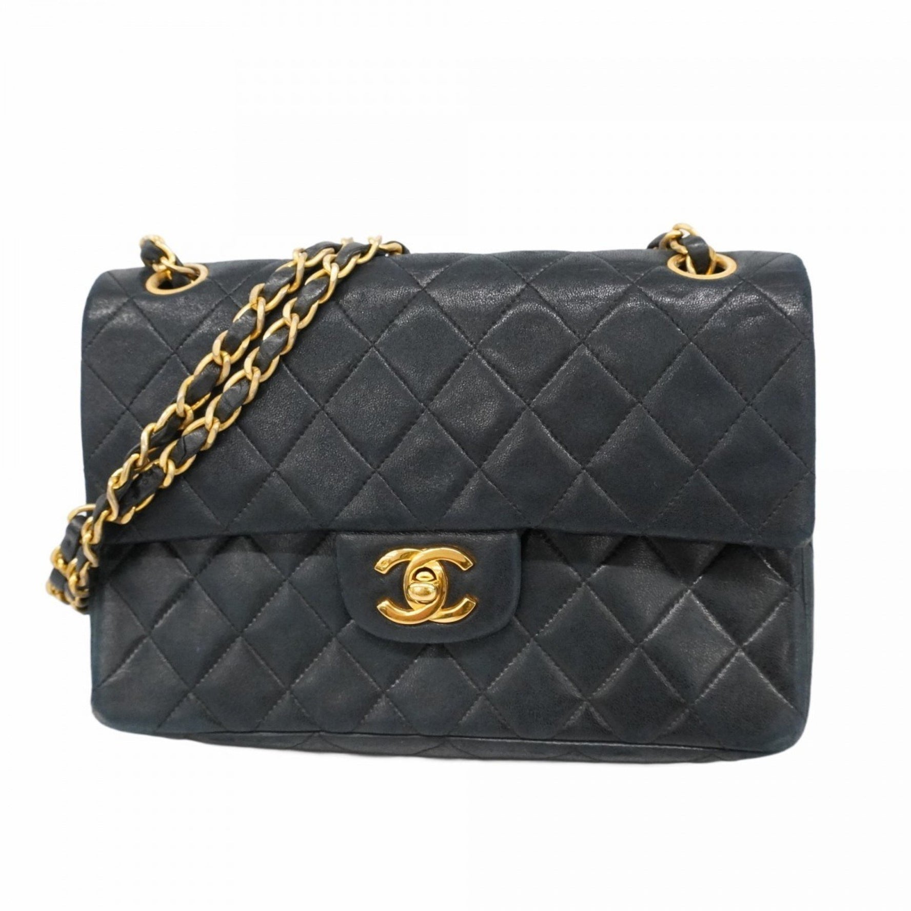 Chanel Matelasse Shoulder Bag with Double Flap and Chain, Lambskin