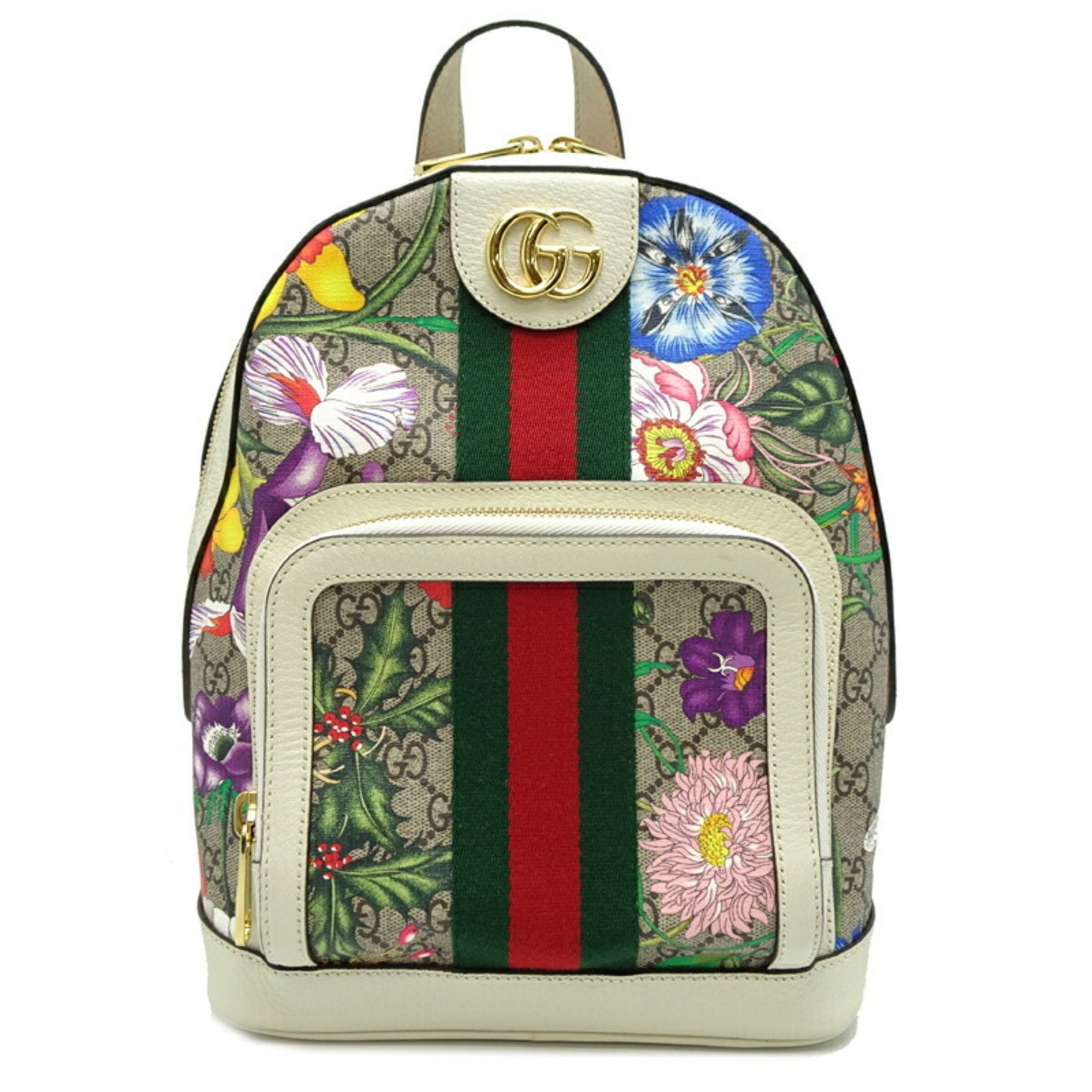 Gucci Backpack Backpack/Daypack GG Supreme Flower (Beige)