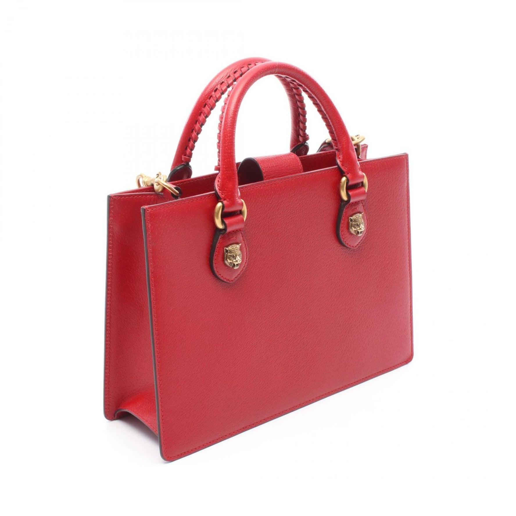 Gucci Animalier handbag, leather, red