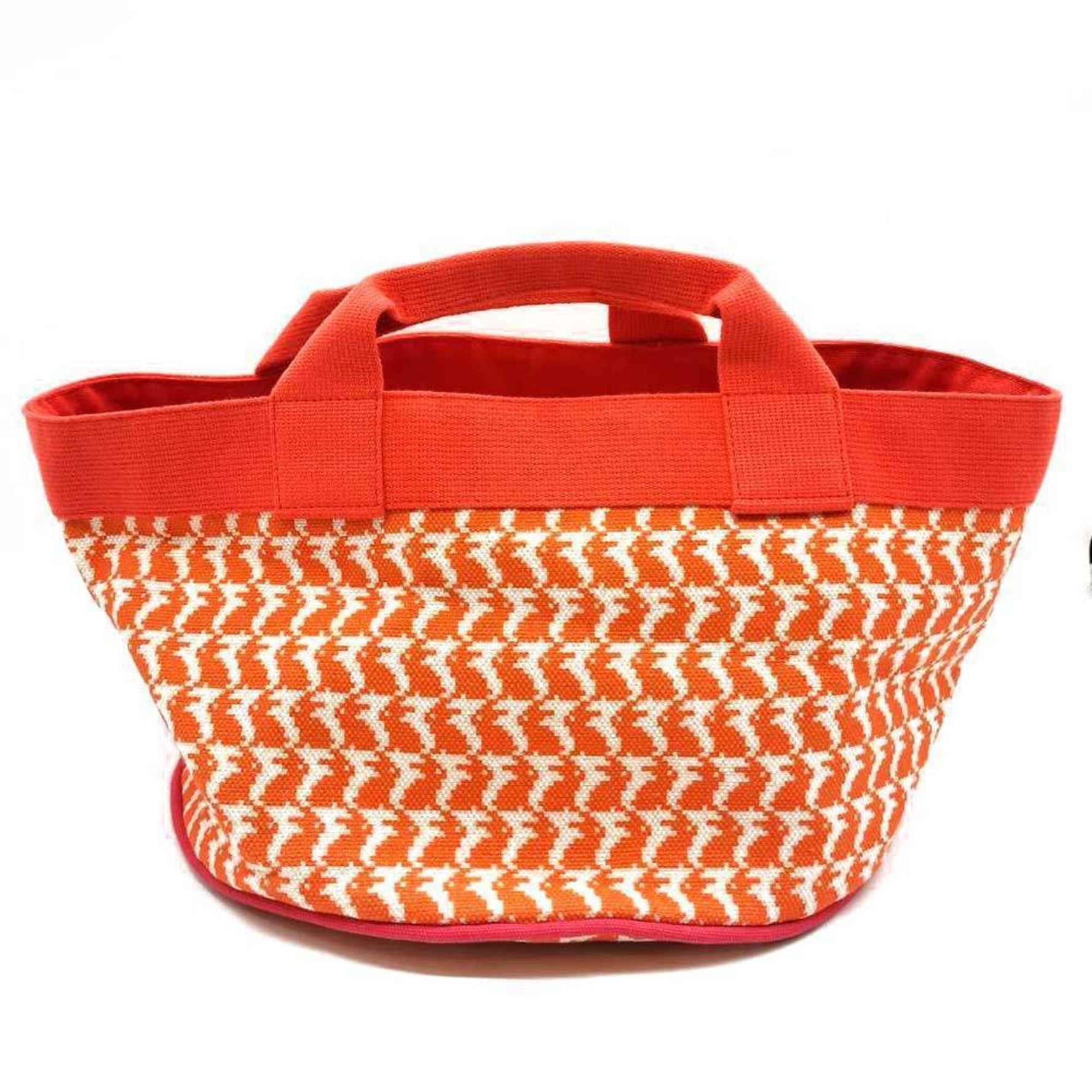 Hermès Animo Pixel Tote Bag Kids Line Canvas HERMES