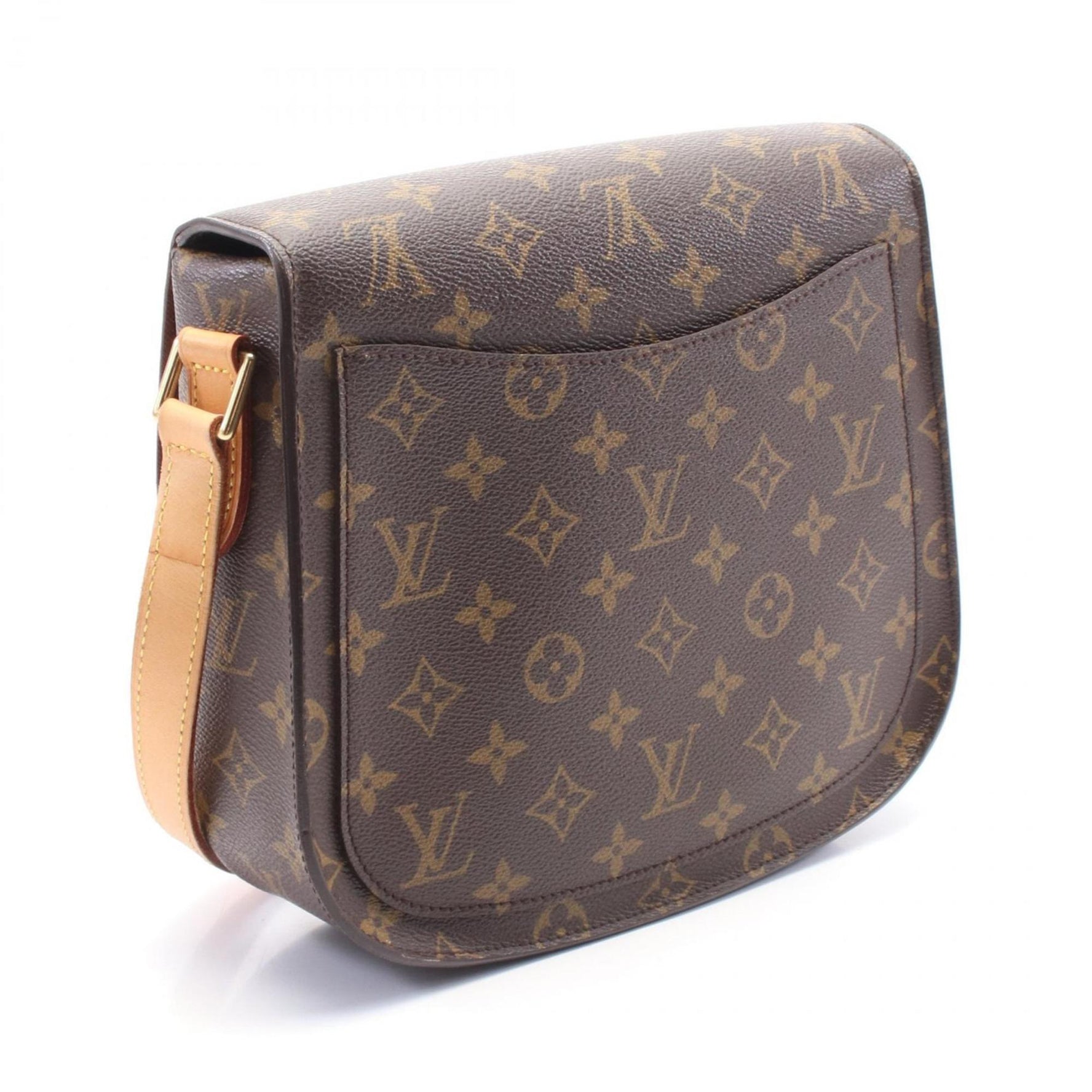 Louis Vuitton Saint-Cloud GM Shoulder Bag, Coated Canvas and Leather, Monogram