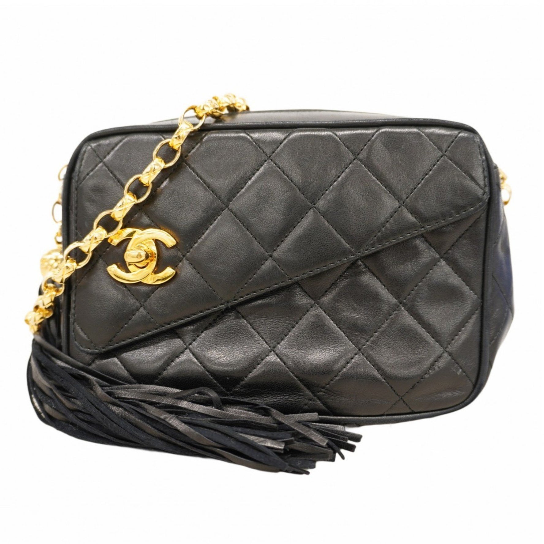 Chanel Shoulder Bag with Matelasse Chain, Lambskin