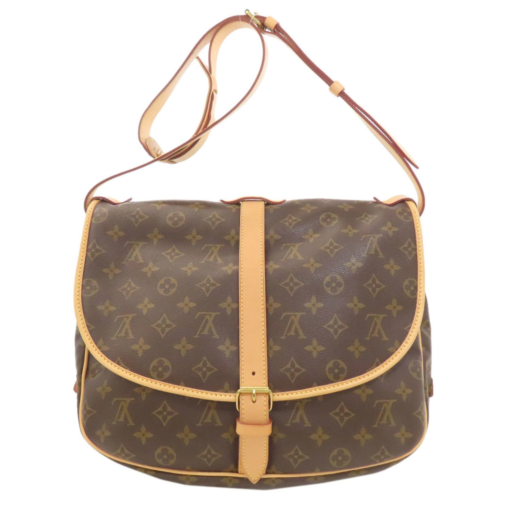 Louis Vuitton Saumur 35 Shoulder Bag Monogram Canvas LOUIS VUITTON