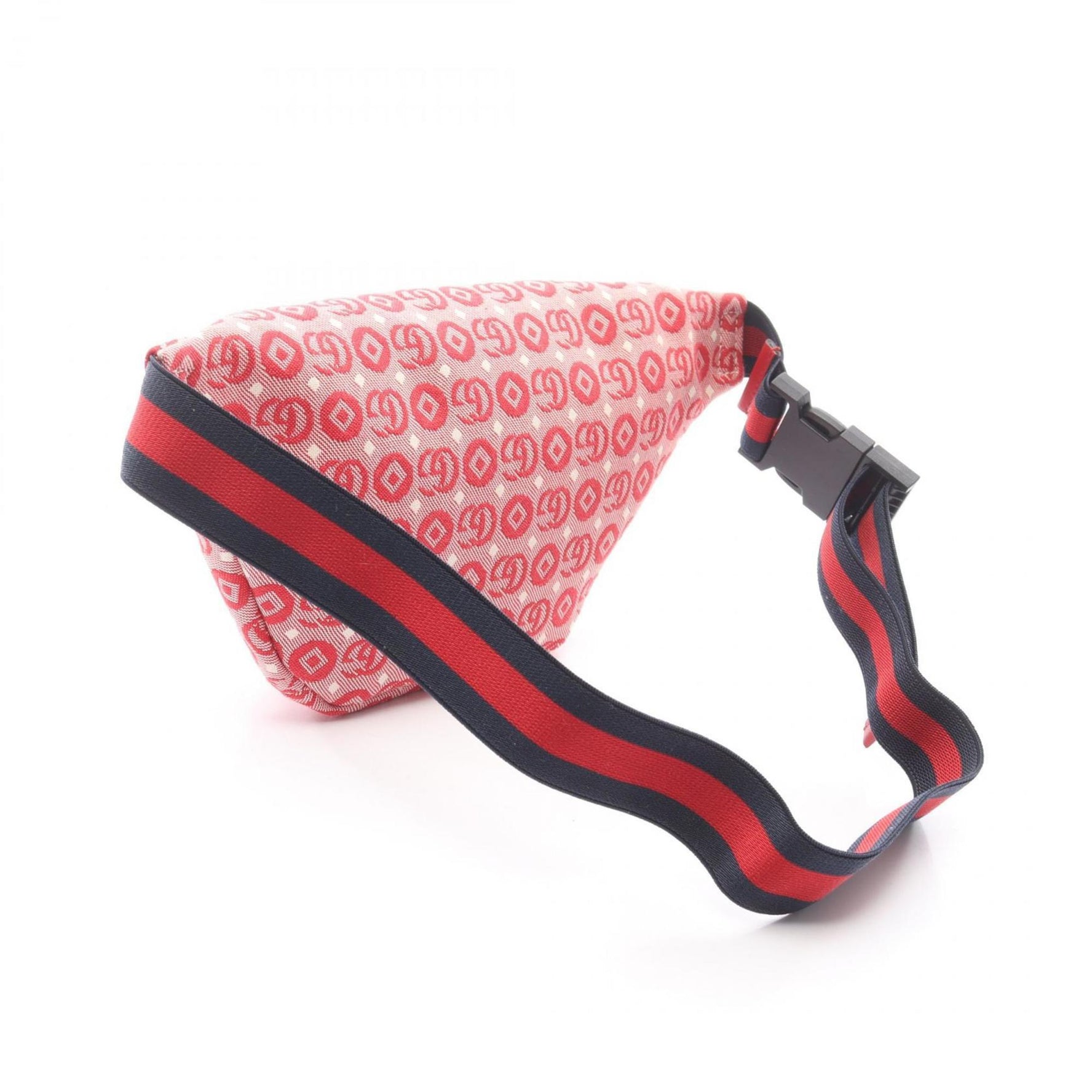 Gucci Star Children's Waist Bag/Body Bag, Canvas and Leather, Men's Red White