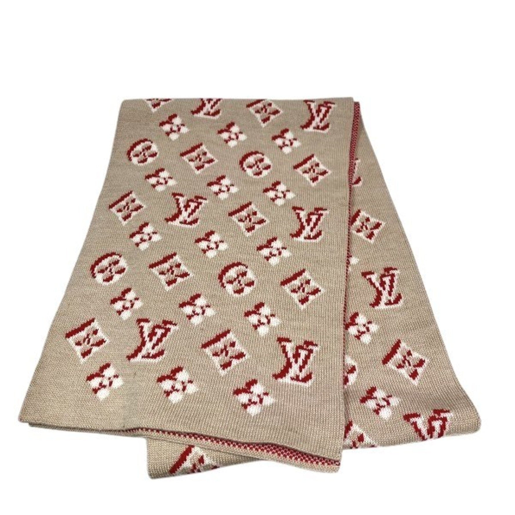 Louis Vuitton Scarf Echarpe.3D Monogram M76446 Accessories Men's Women's