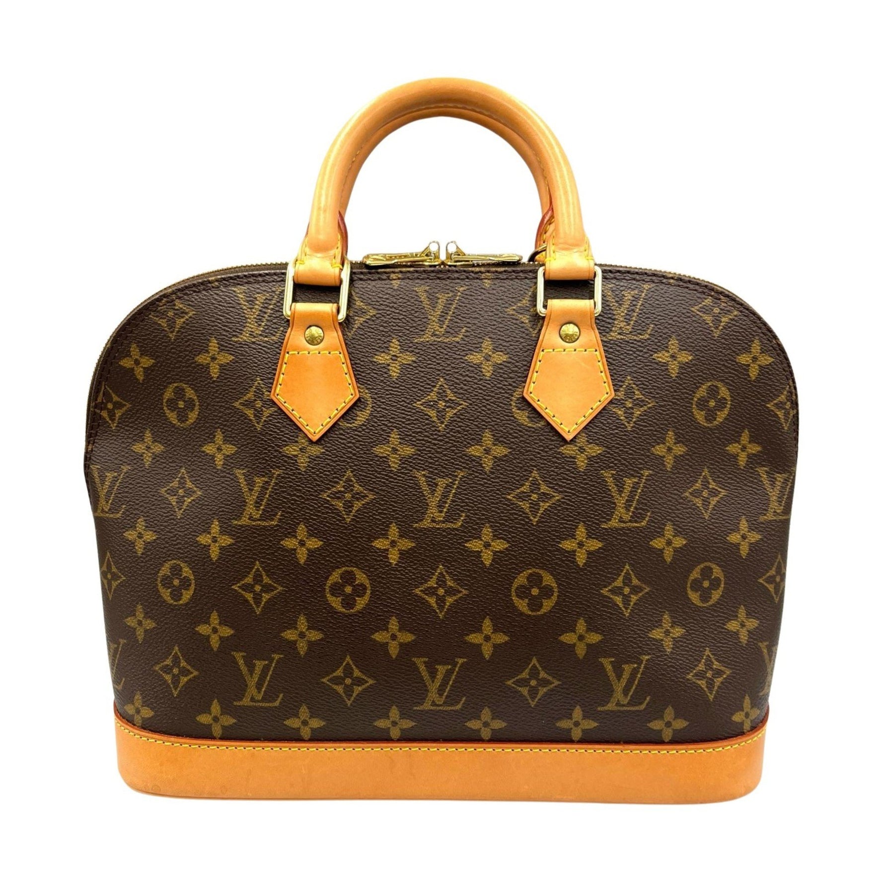 Louis Vuitton Alma Shoulder Bag Monogram Canvas Brown