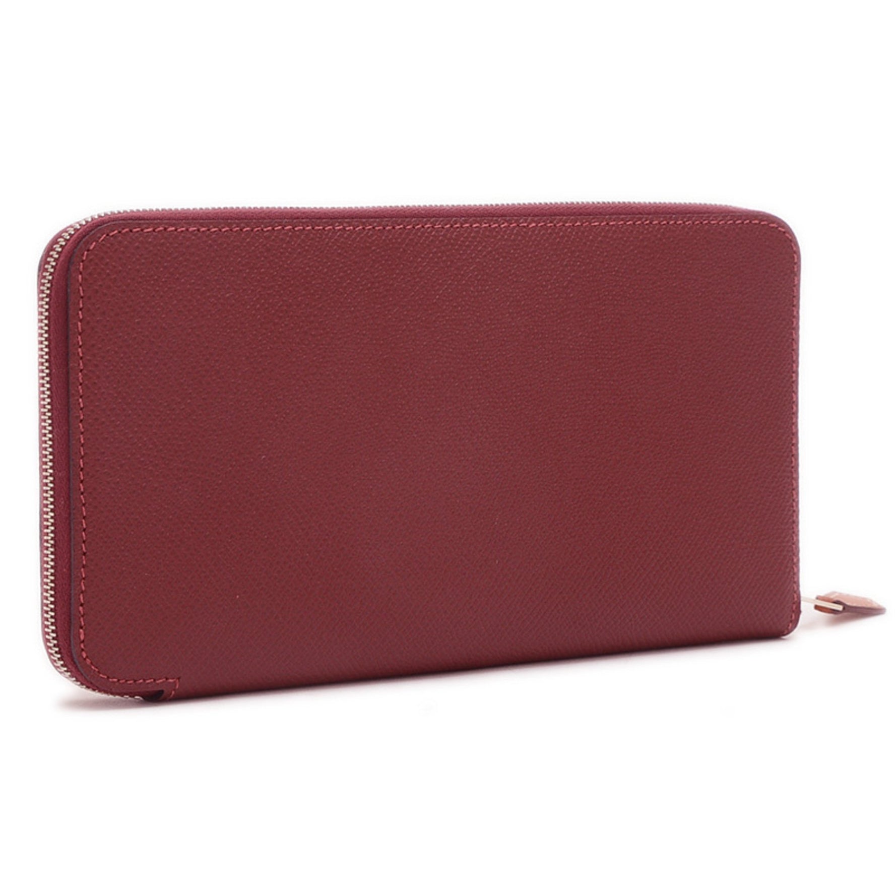 Hermes Azap Long Silk In Wallet Epson Rouge H D Engraved