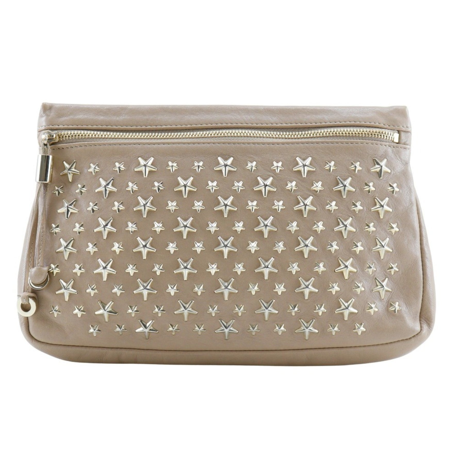 Jimmy Choo Star Studs Pouch Leather
