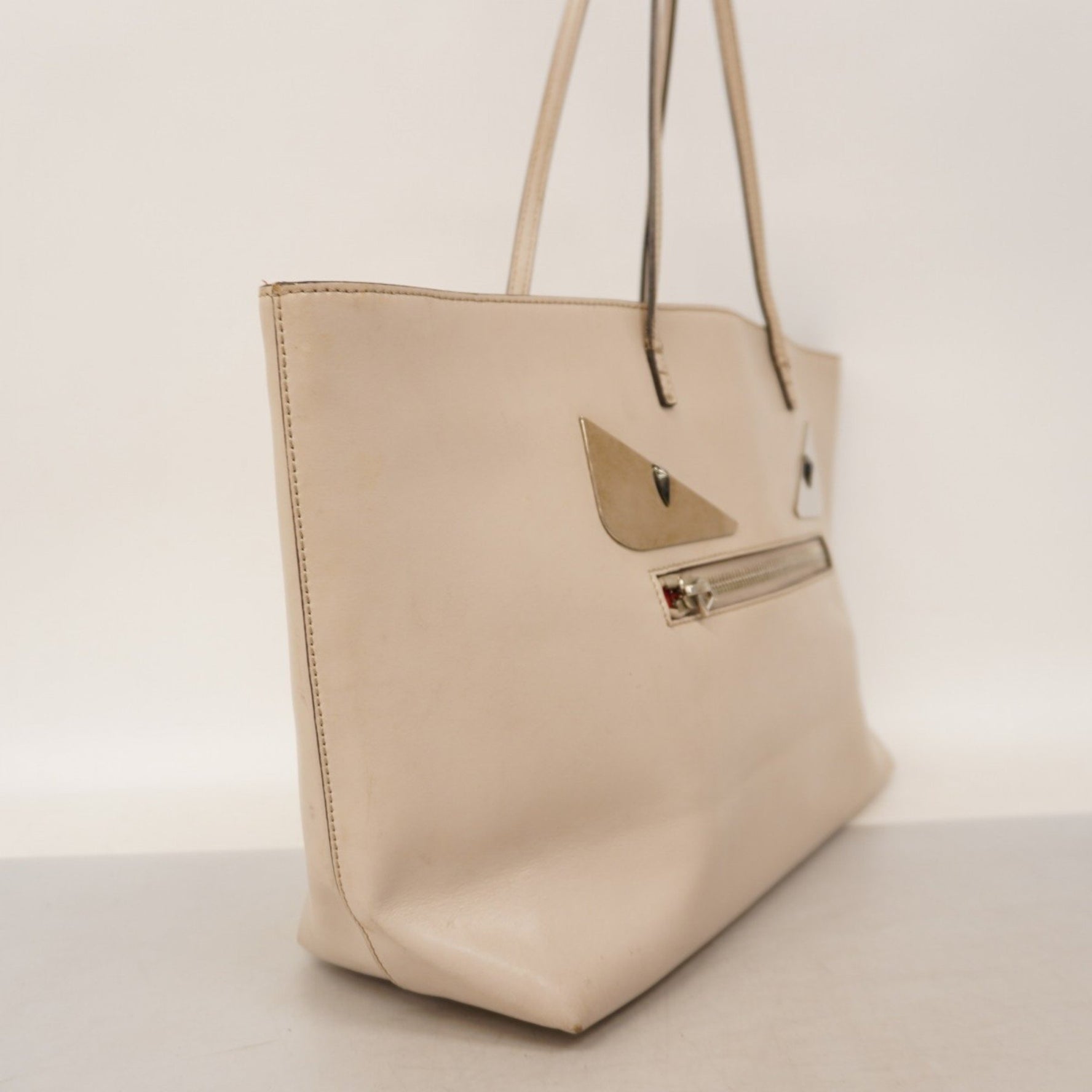 Fendi Monster Leather Tote Bag