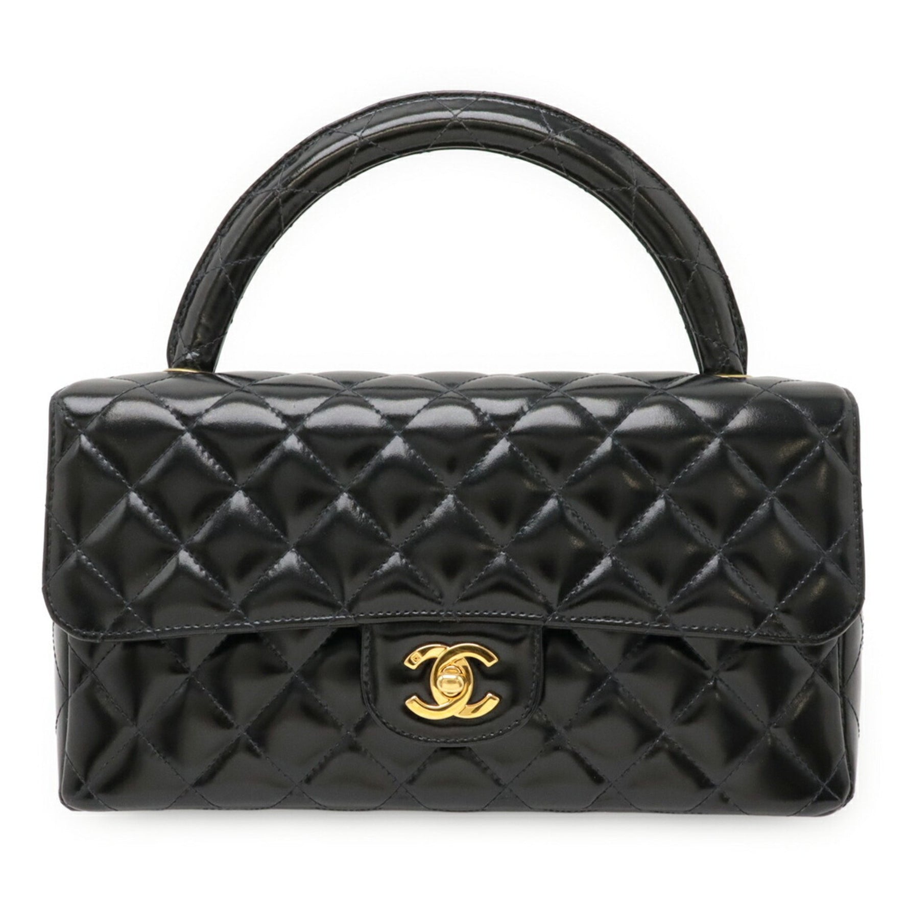 CHANEL Matelasse Handbag, Patent Leather, (Parents Only)