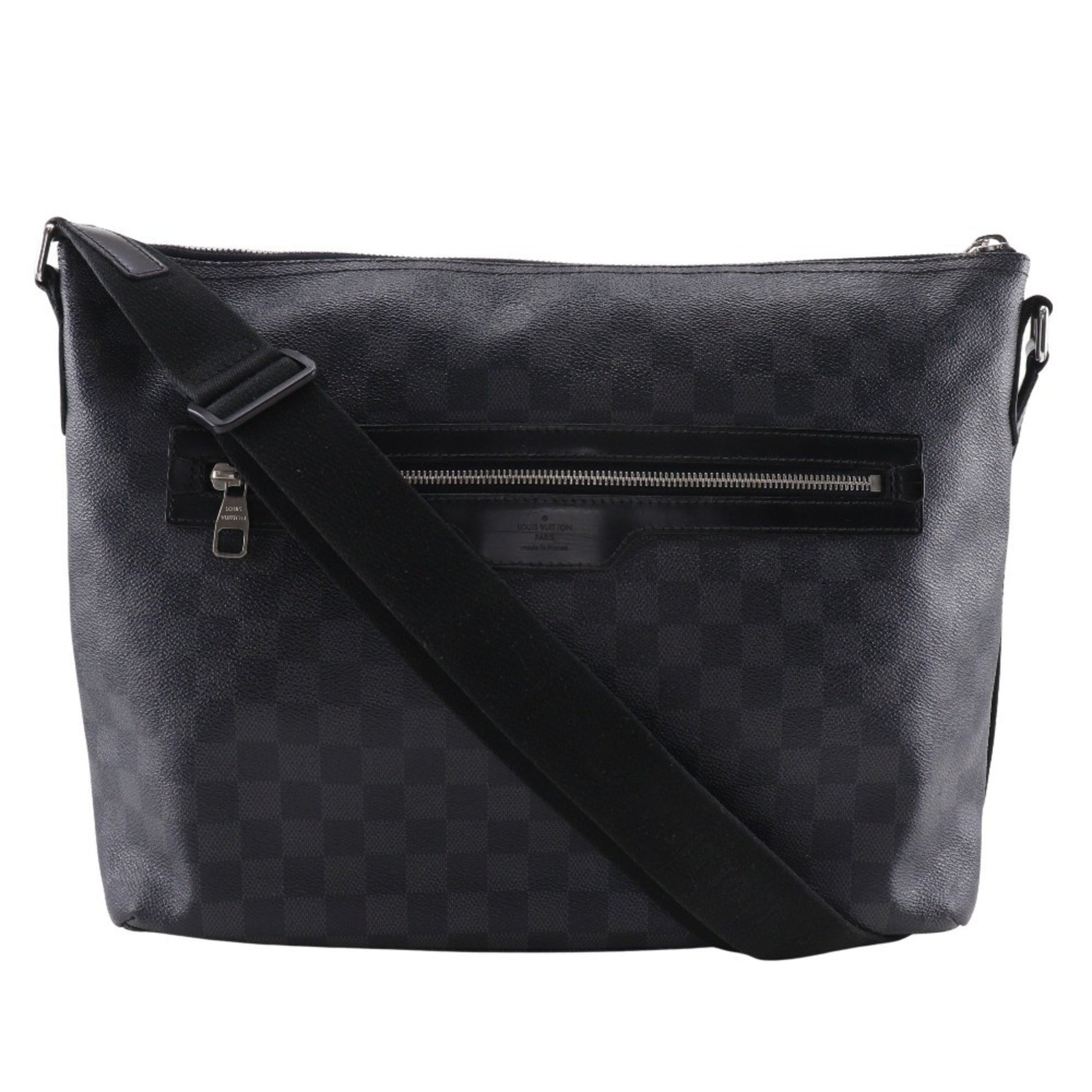 Louis Vuitton Mick MM Shoulder Bag Damier Graphite Canvas 2011 Zipper