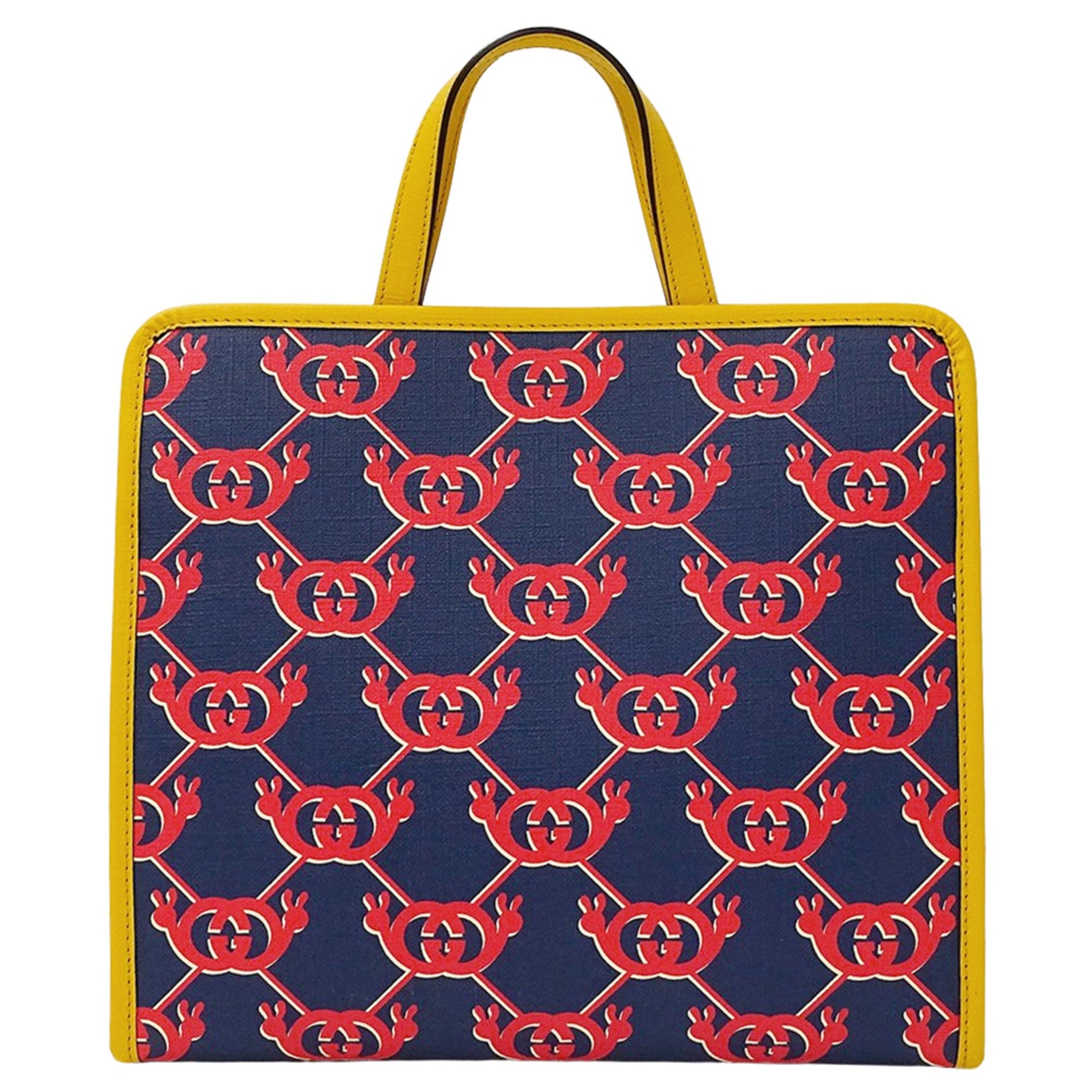 Gucci Kids' Tote Bag/Handbag in Navy, Red, and Yellow