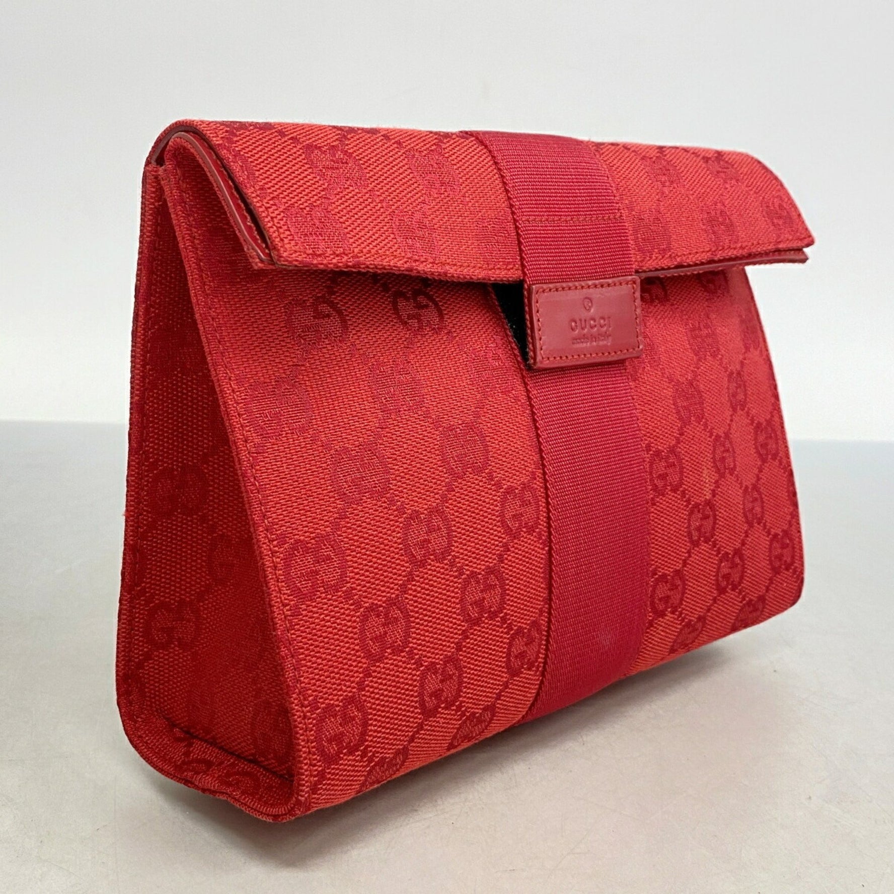 Gucci GG Canvas Pouch 039 0992 Red Women's P1135752