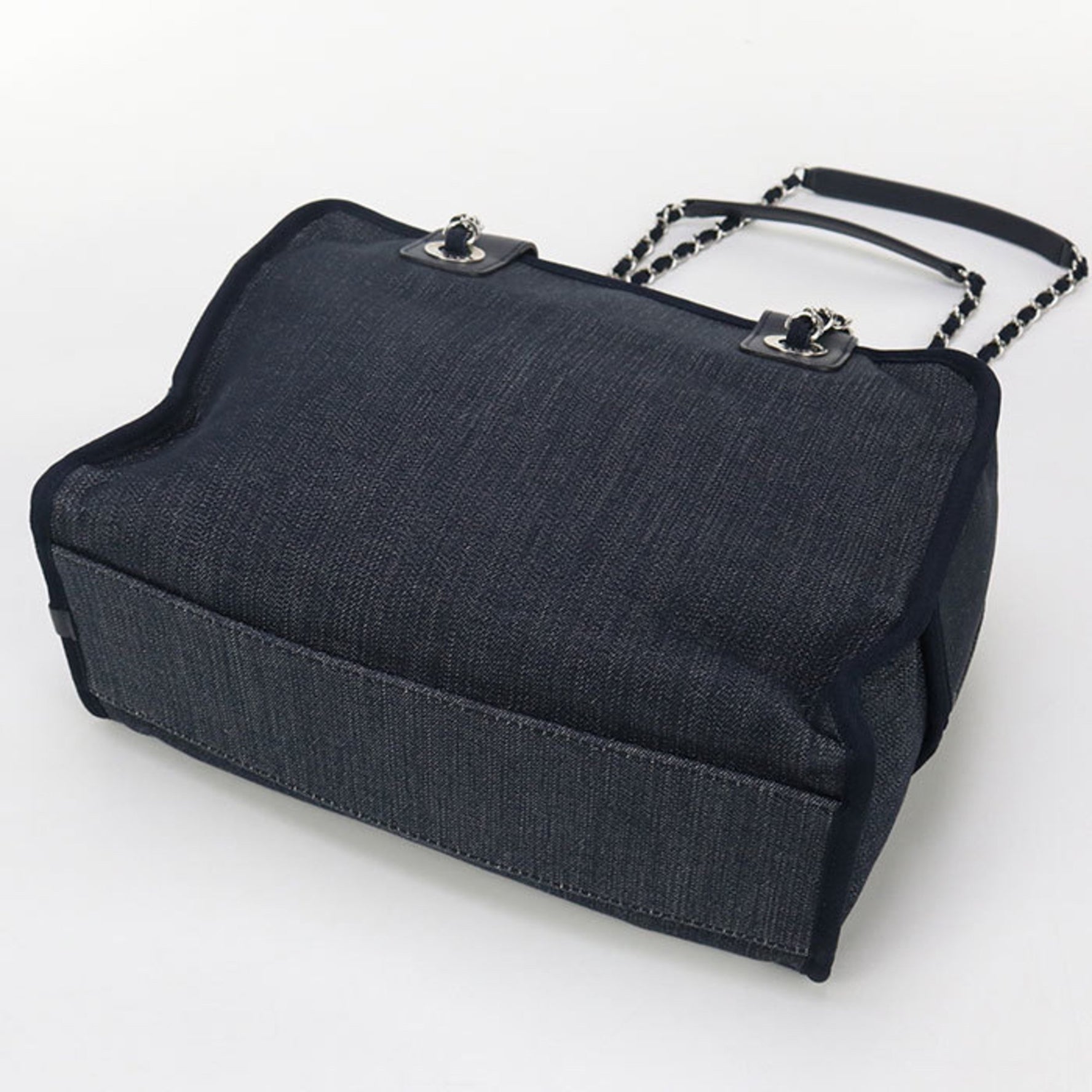 CHANEL Deauville Boston/Bowling Bag