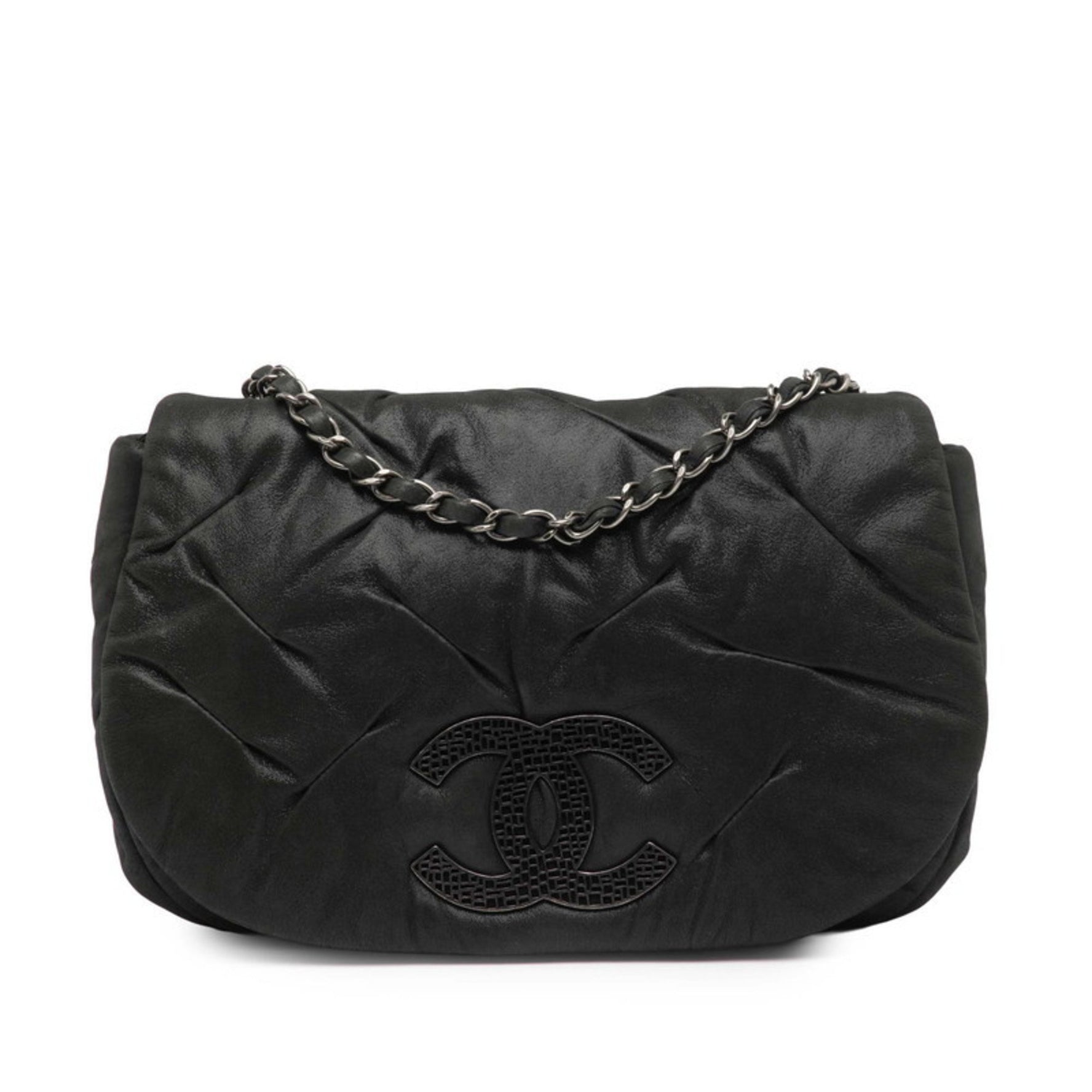 Chanel Coco Mark Chain Shoulder Bag in Leather