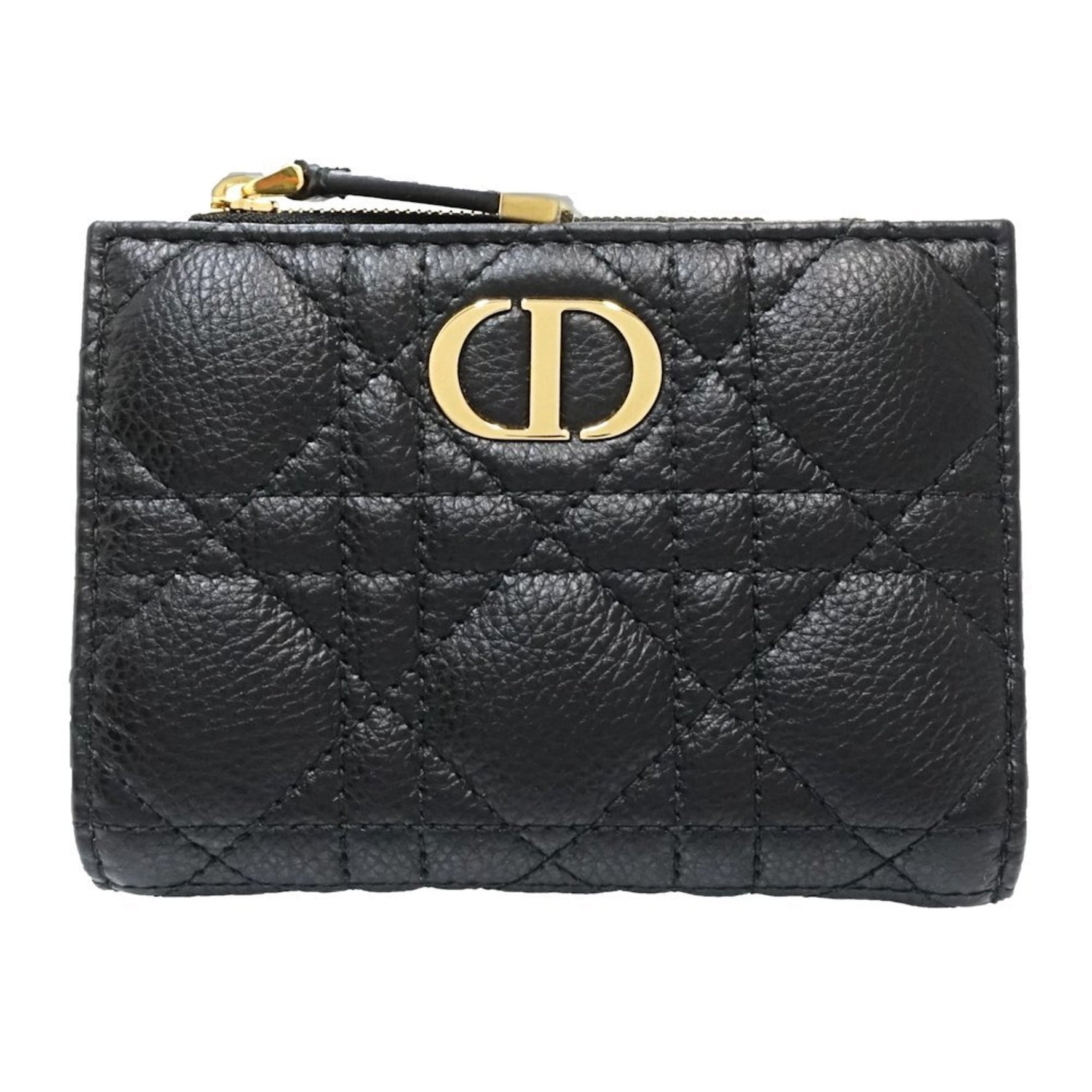 Christian Dior Caro Dahlia Wallet, Leather
