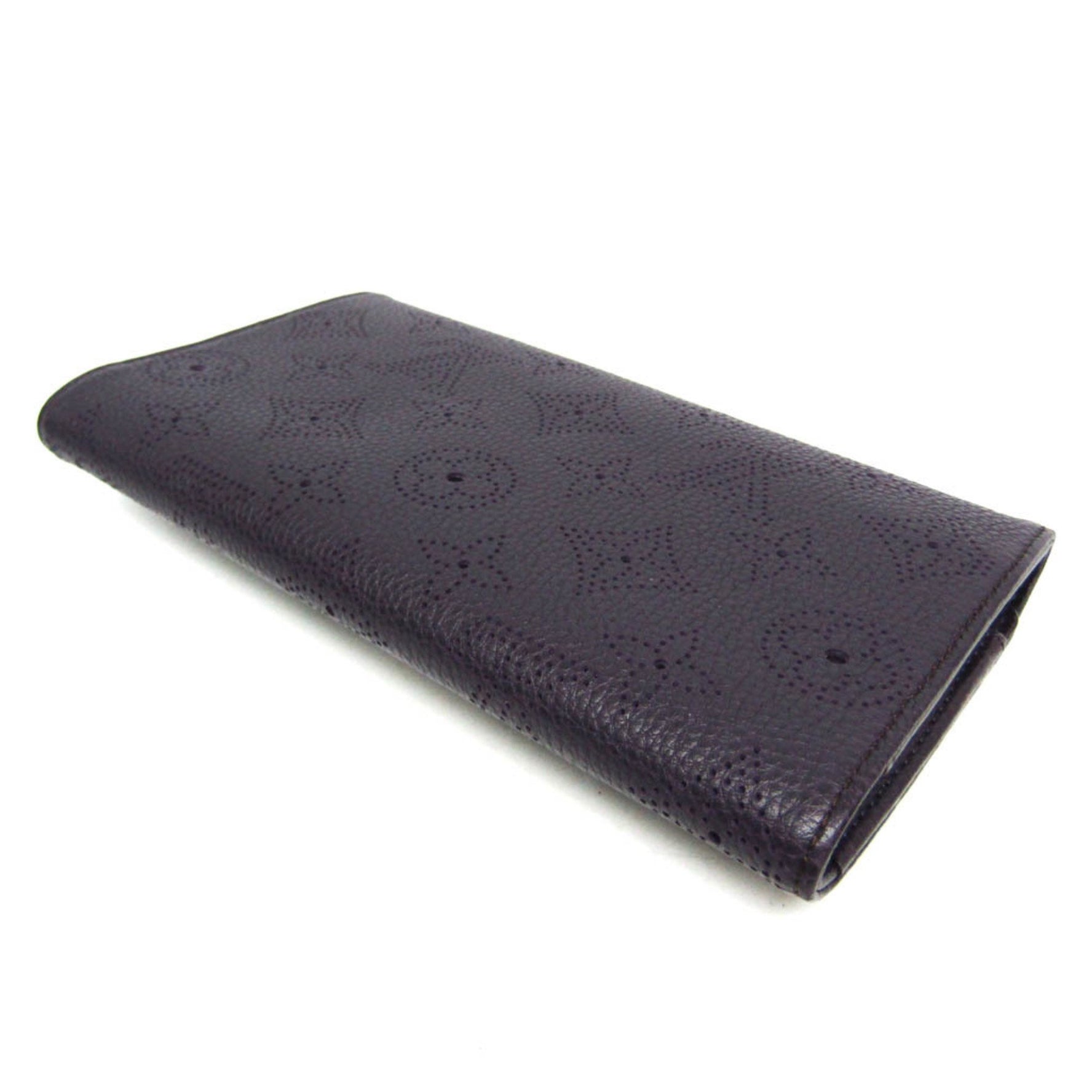 Louis Vuitton Mahina Portofoille Amelia Mahina Leather Long Wallet (tri-fold)