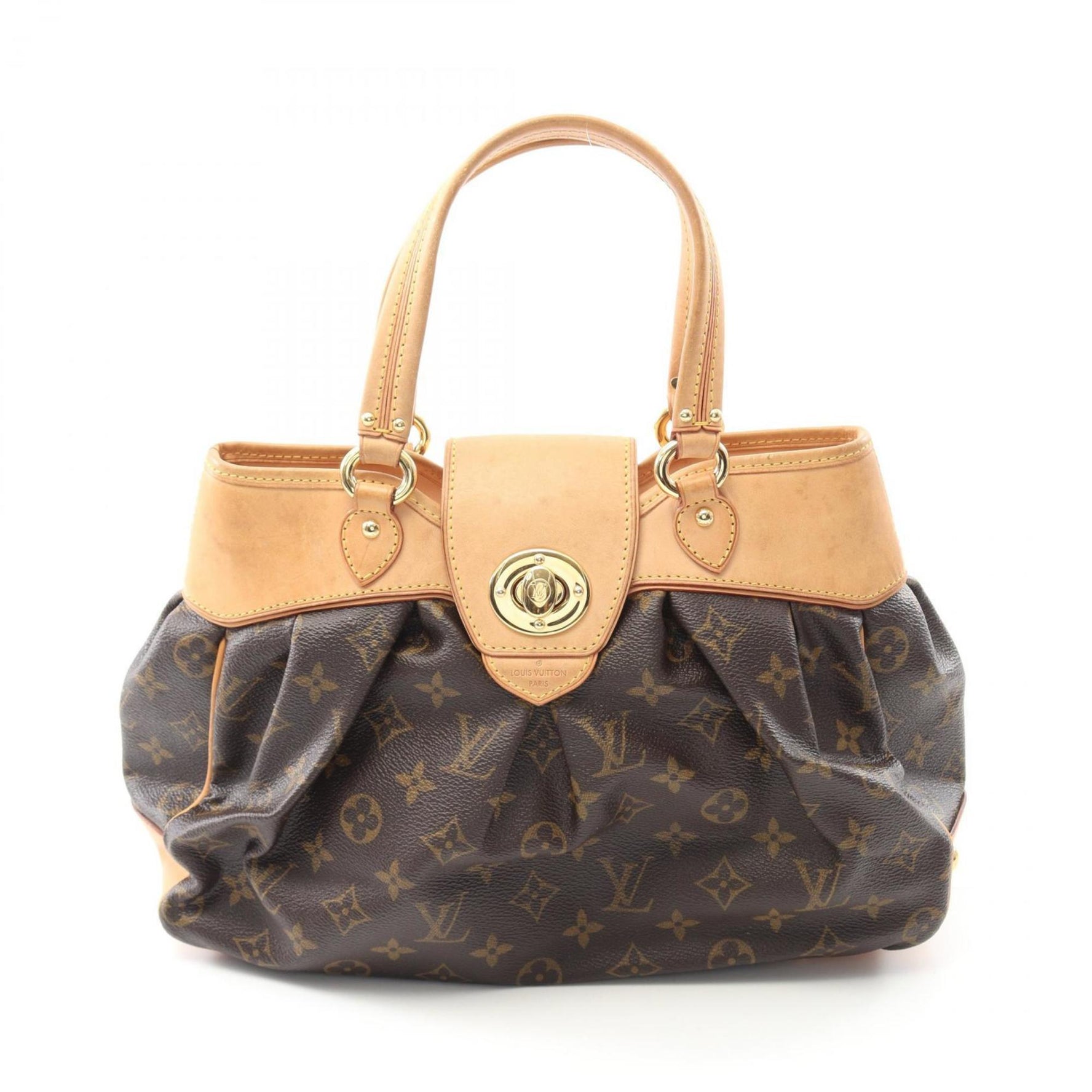 Louis Vuitton Boetie PM Handbag Coated Canvas Leather Monogram